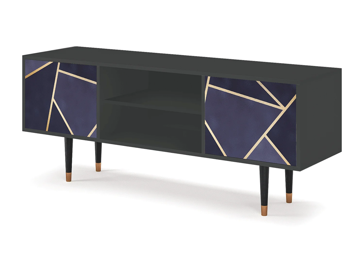 Mobile TV - 170х69х48 cm - T2 - The Amethyst, Antracite