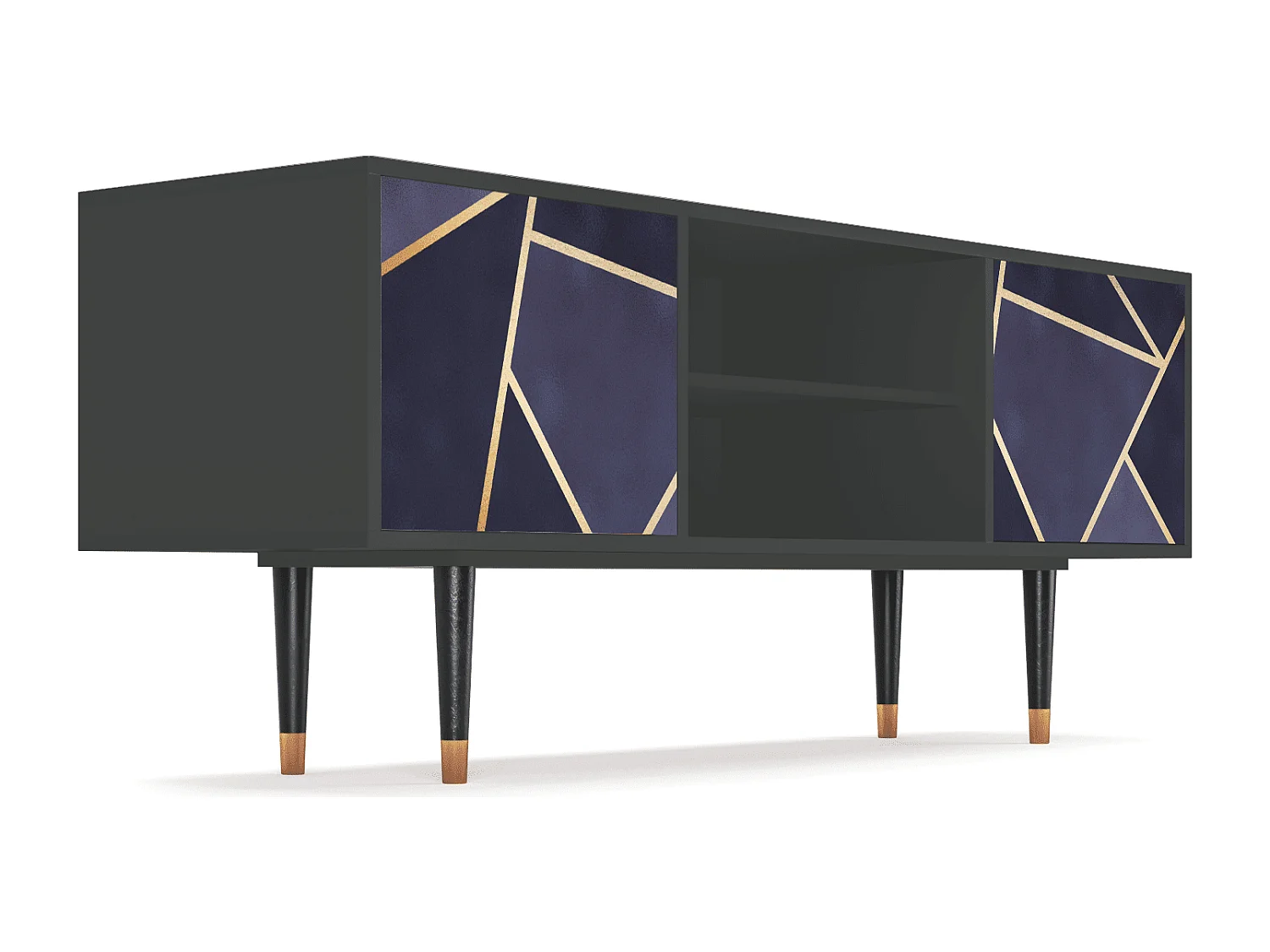 Mobile TV - 170х69х48 cm - T2 - The Amethyst, Antracite