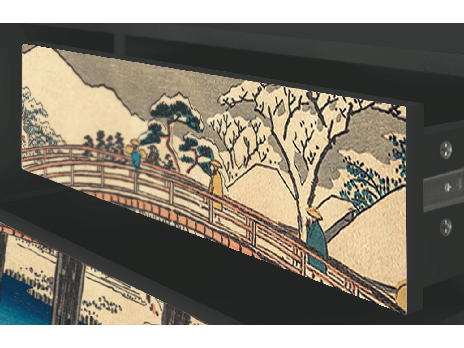 Meuble TV - 170х59х48 cm - T4 - Katabira River, Anthracite