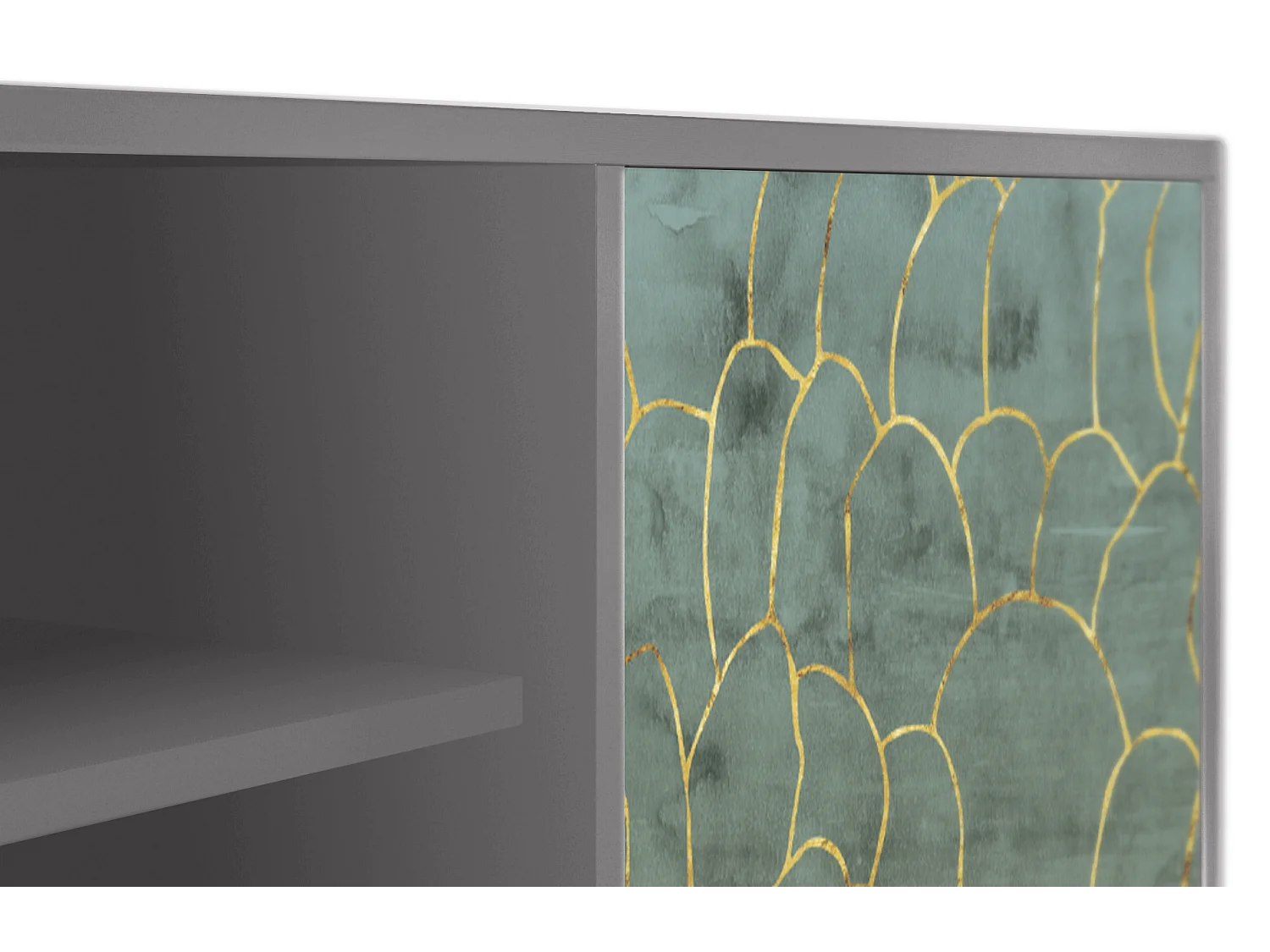 TV-Möbel - 170х69х48 cm - T2 - Magnificent Water Lily, Grau