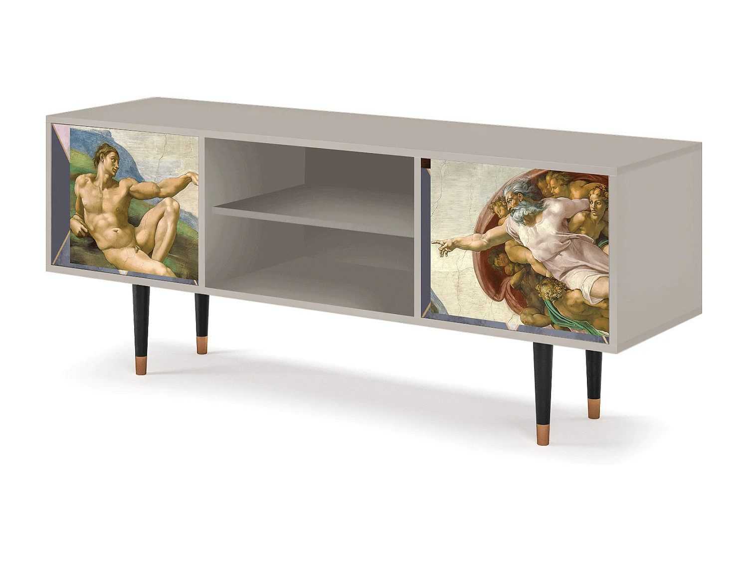 TV-Möbel - 170х69х48 cm - T2 - The Creation of Adam, Sand