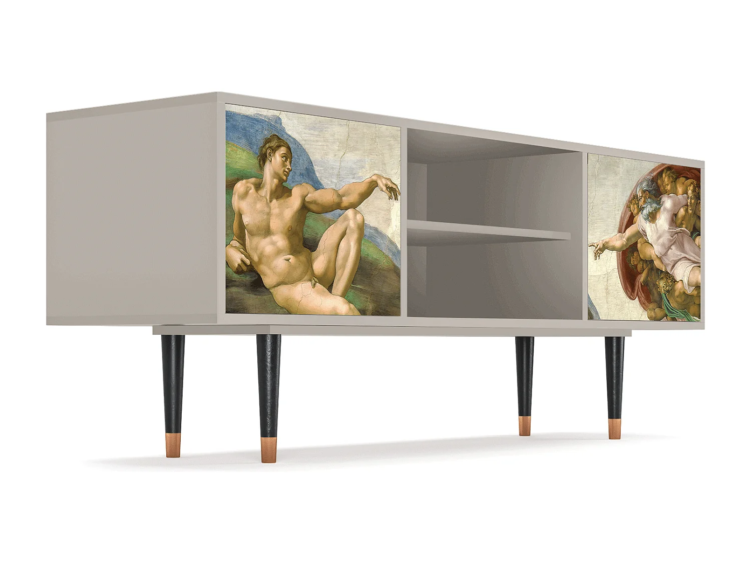 TV-Möbel - 170х69х48 cm - T2 - The Creation of Adam, Sand