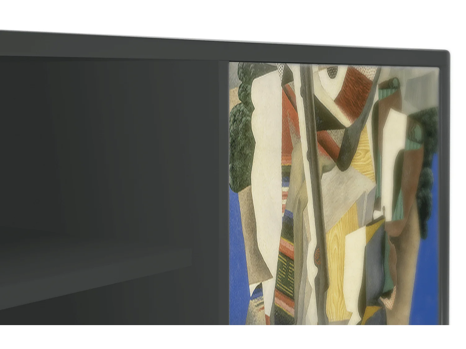 Szafka RTV - 170х69х48 cm - T2 - The Cubist Paintings , Antracyt
