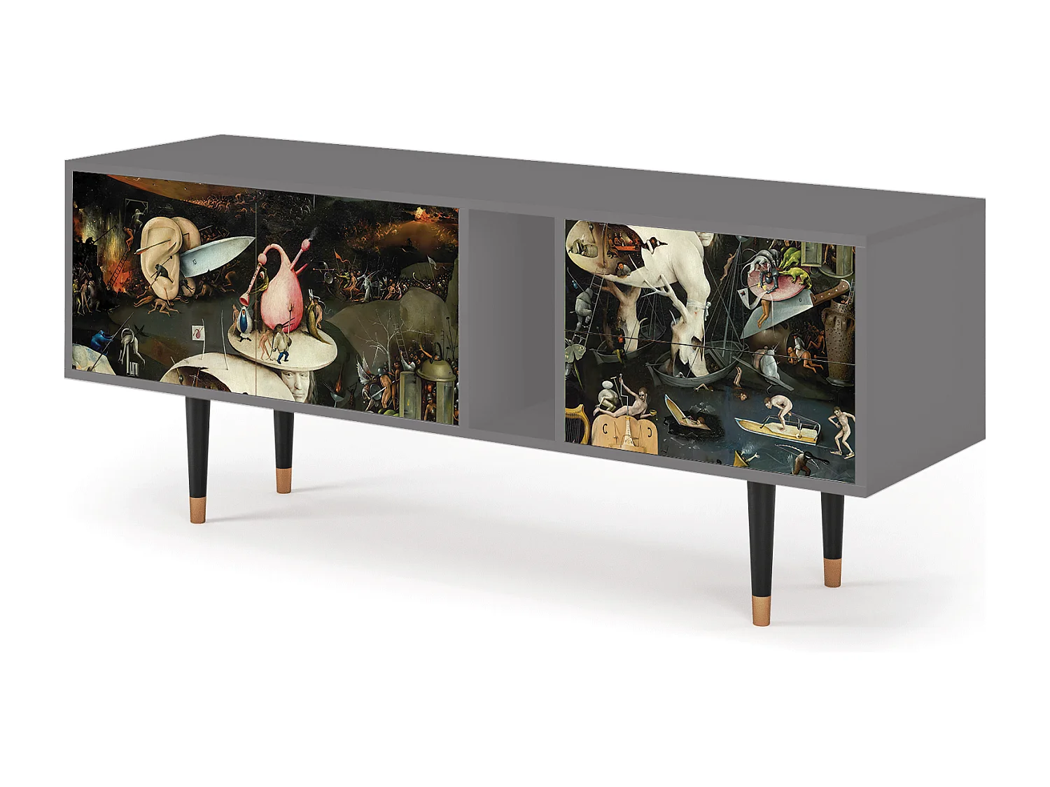 Mobile TV - 170х69х48 cm - T1 - The Garden 2, Grigio