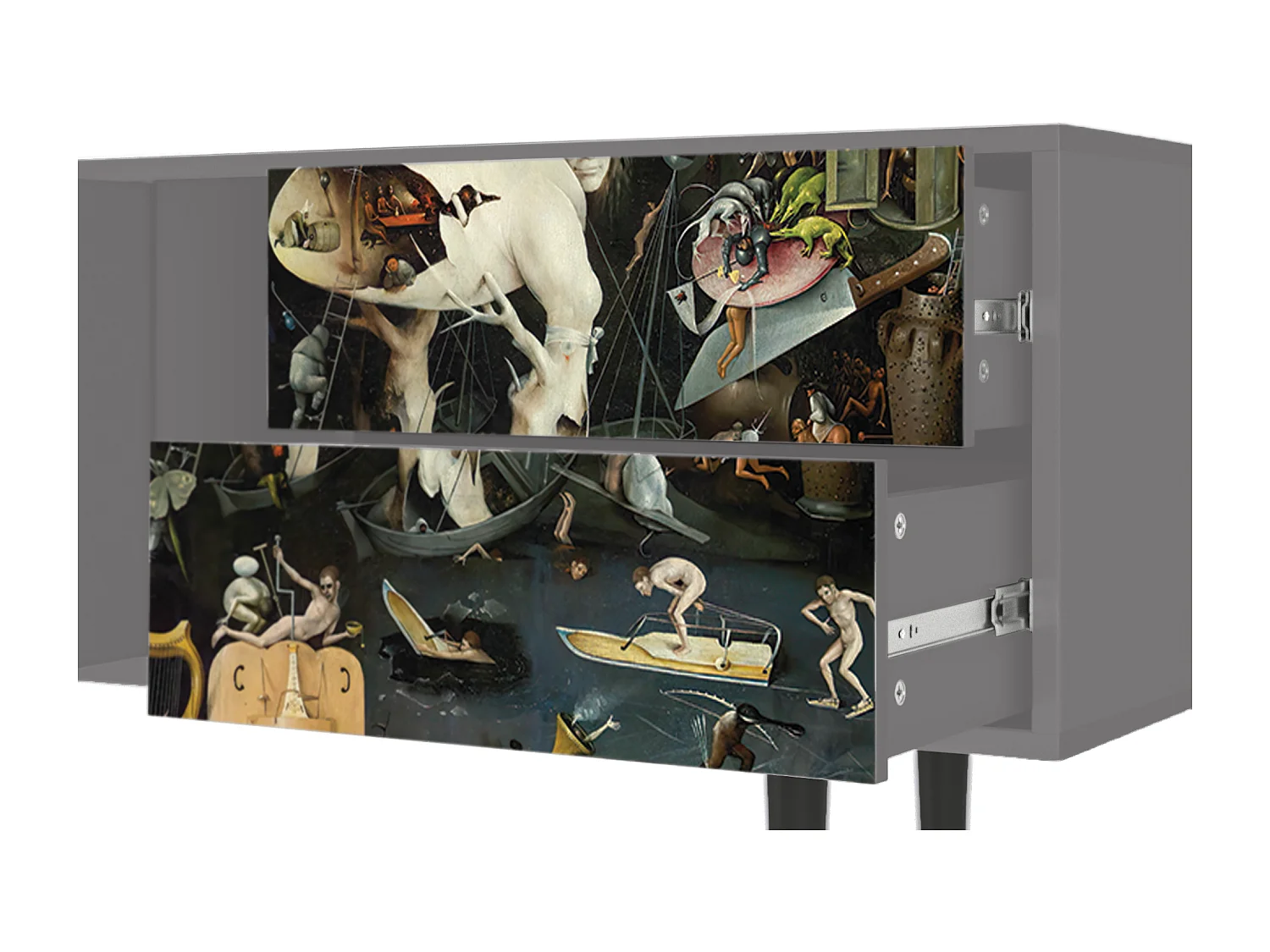 Mobile TV - 170х69х48 cm - T1 - The Garden 2, Grigio