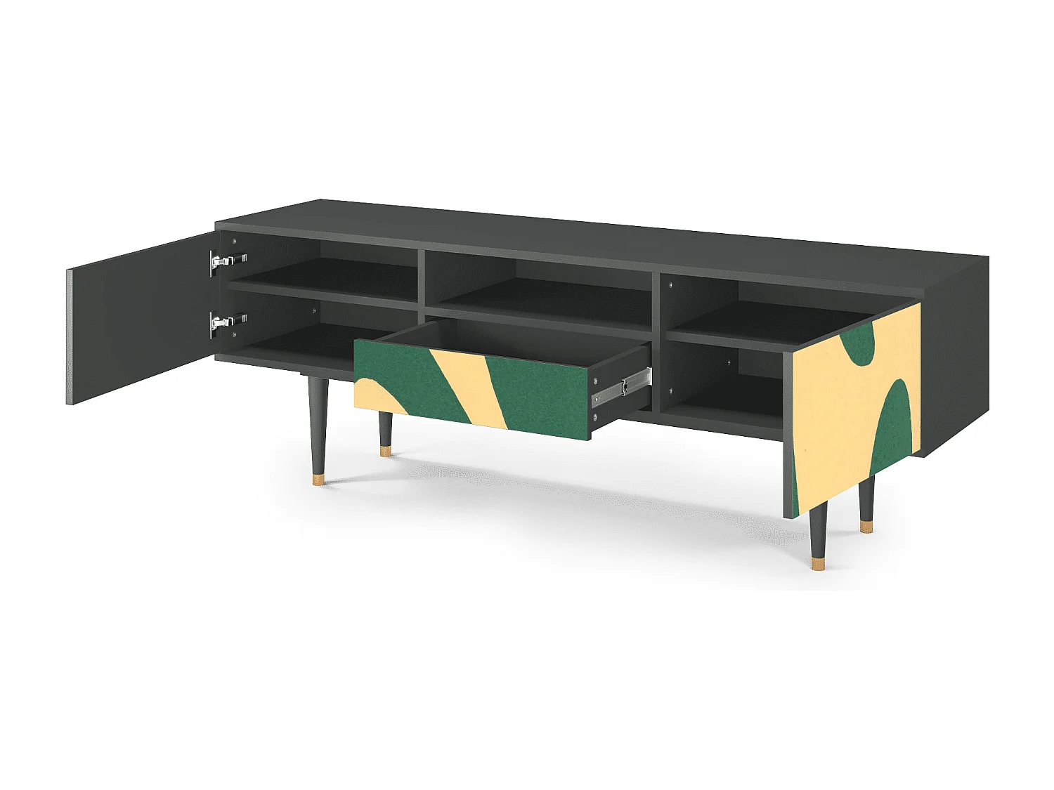 Meuble TV - 170х59х41 cm - T6 - Constellations by Arp, Anthracite