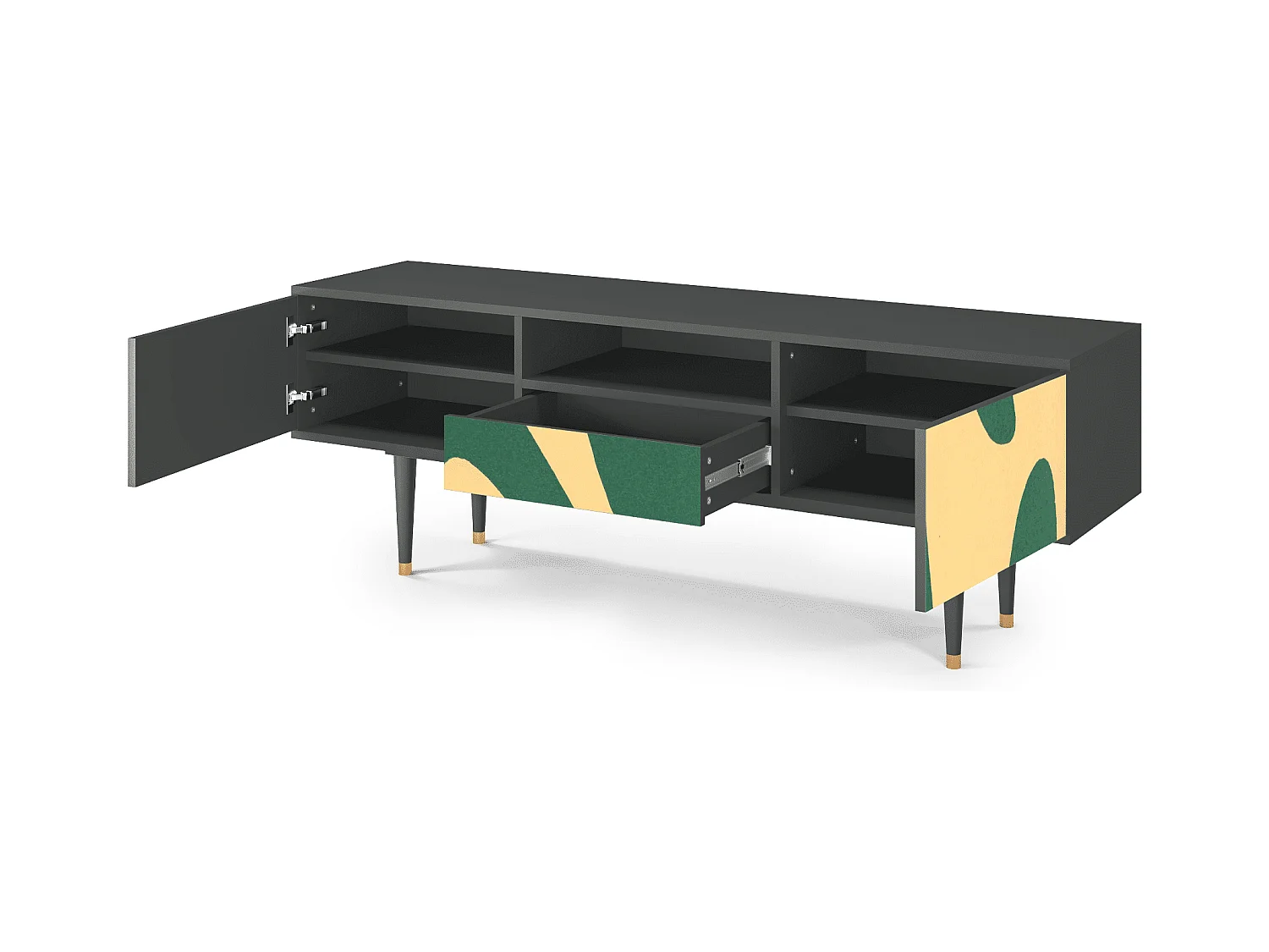 Meuble TV - 170х59х41 cm - T6 - Constellations by Arp, Anthracite