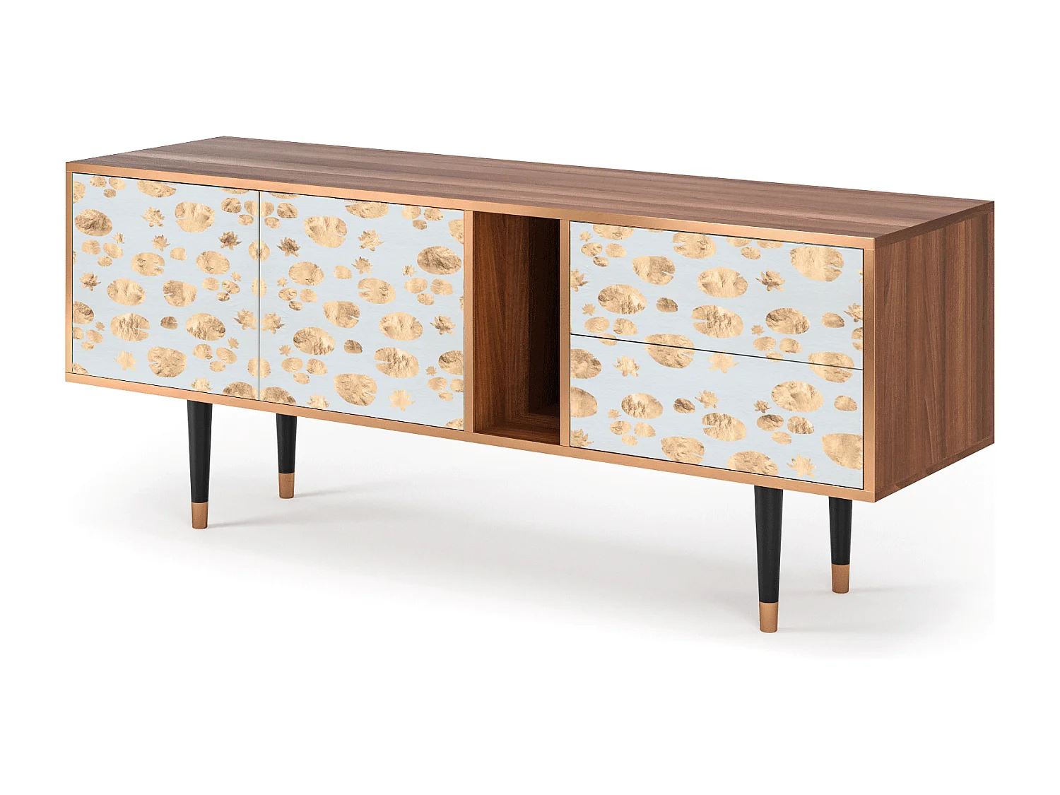 TV-Möbel - 170х69х48 cm - T1 - Blue Giraffe, Walnuss