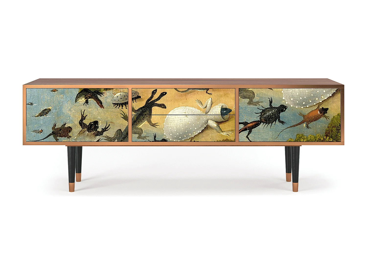 Mueble de TV - 170х59х48 cm - T4 - The Garden by Bosch, Nogueira