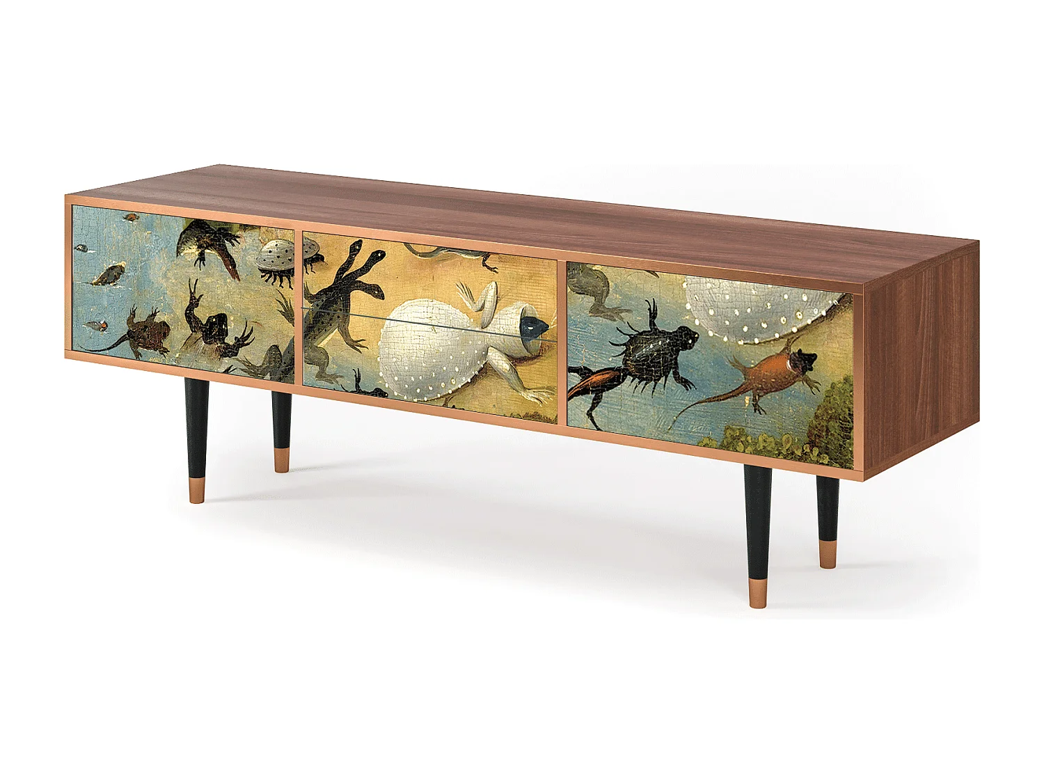 Mueble de TV - 170х59х48 cm - T4 - The Garden by Bosch, Nogueira