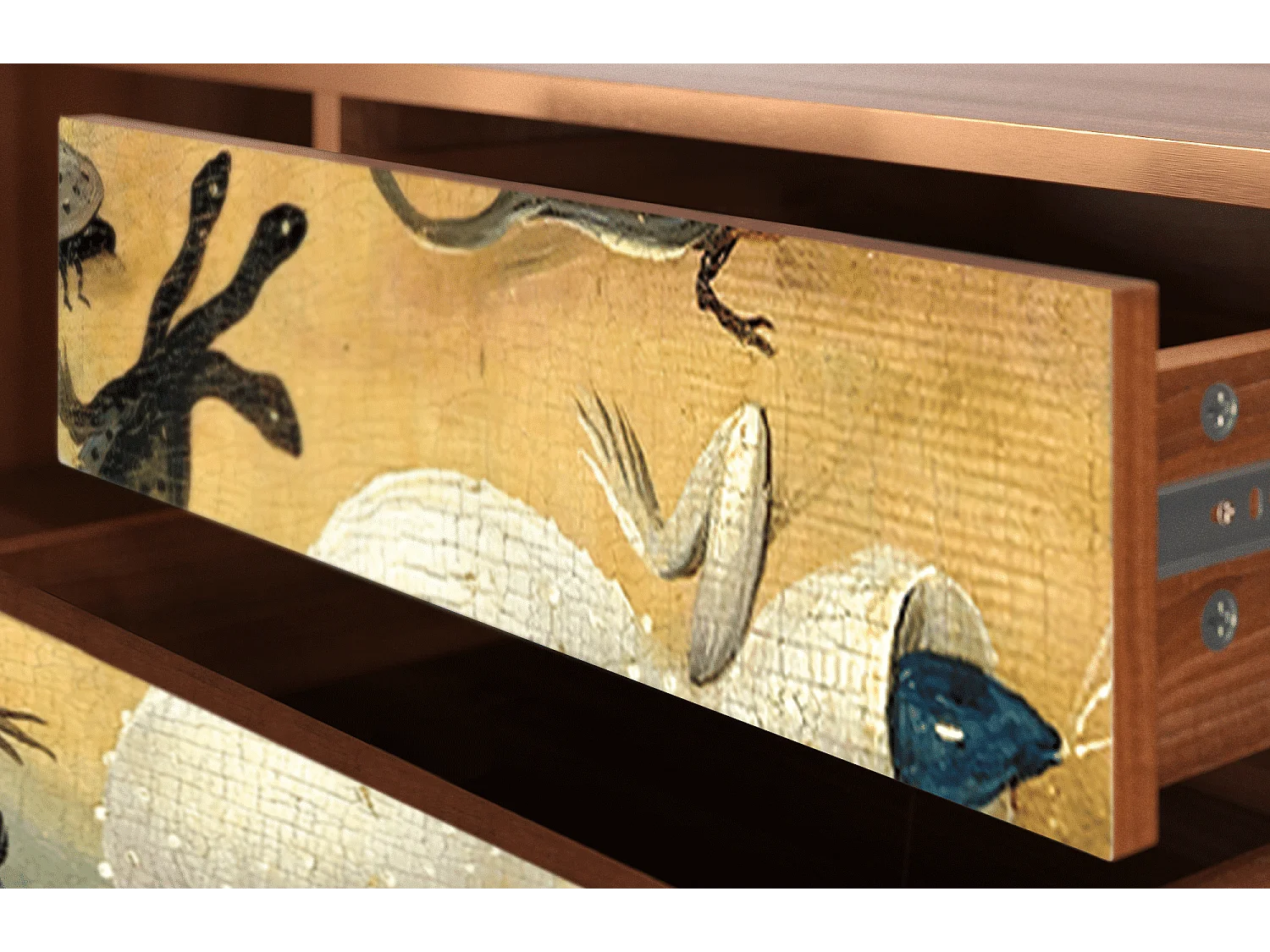 Mueble de TV - 170х59х48 cm - T4 - The Garden by Bosch, Nogueira