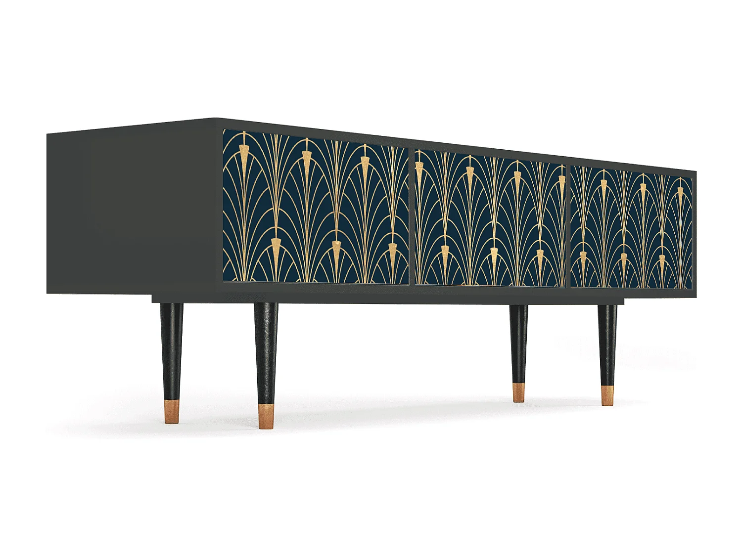 TV-Möbel - 170х59х48 cm - T4 - Flower of the Nile, Anthrazit