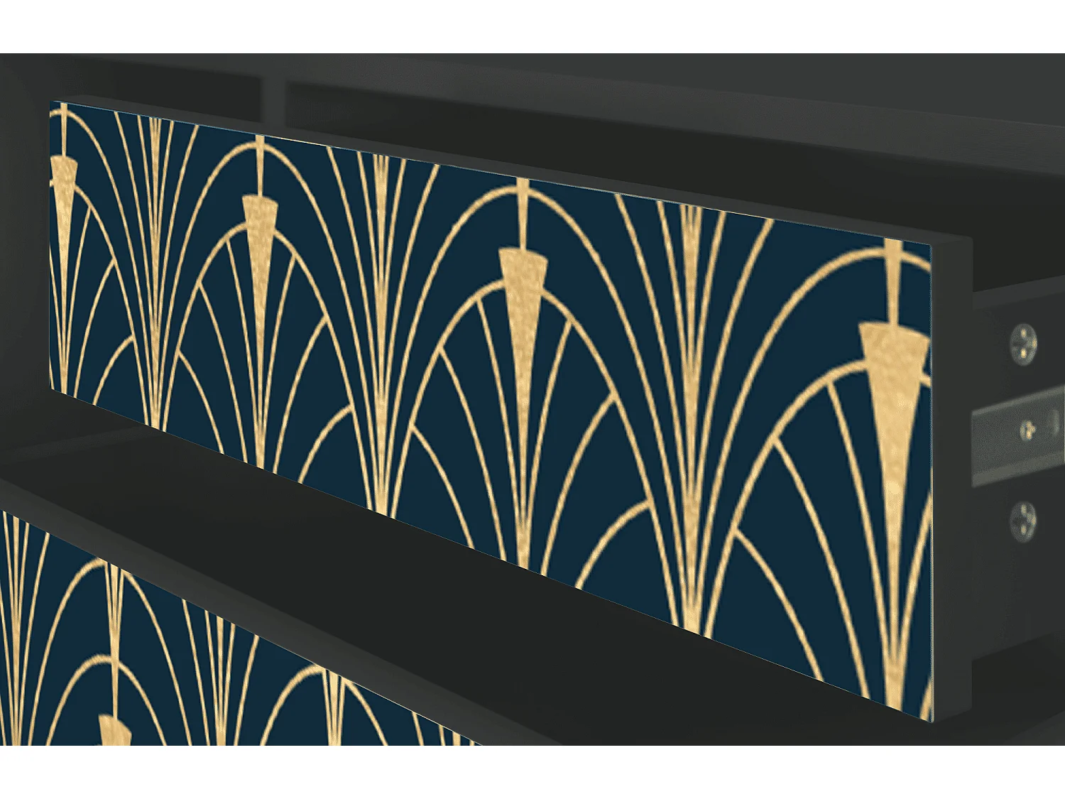 TV-Möbel - 170х59х48 cm - T4 - Flower of the Nile, Anthrazit