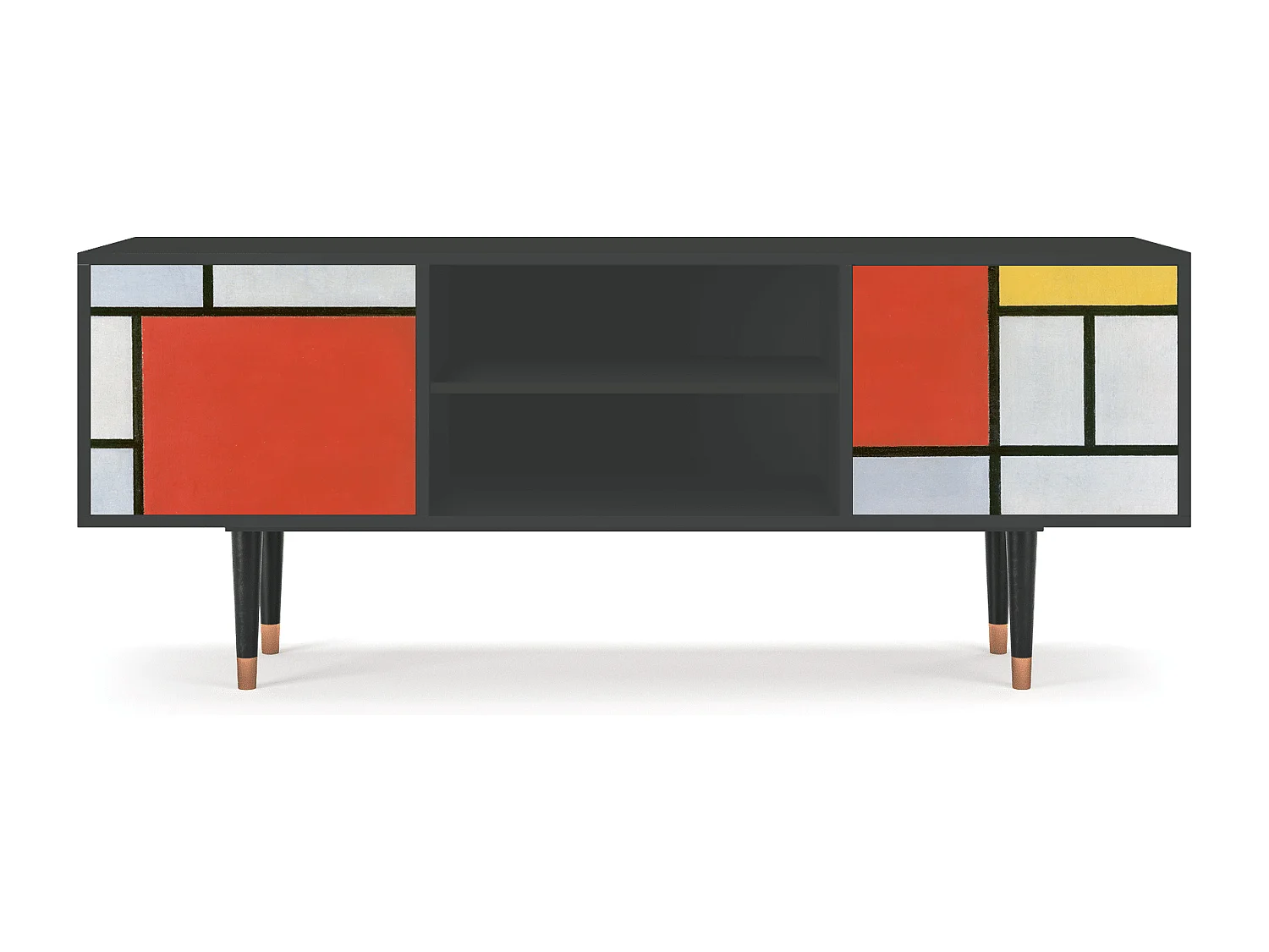 Meuble TV - 170х69х48 cm - T2 - Composition, Anthracite