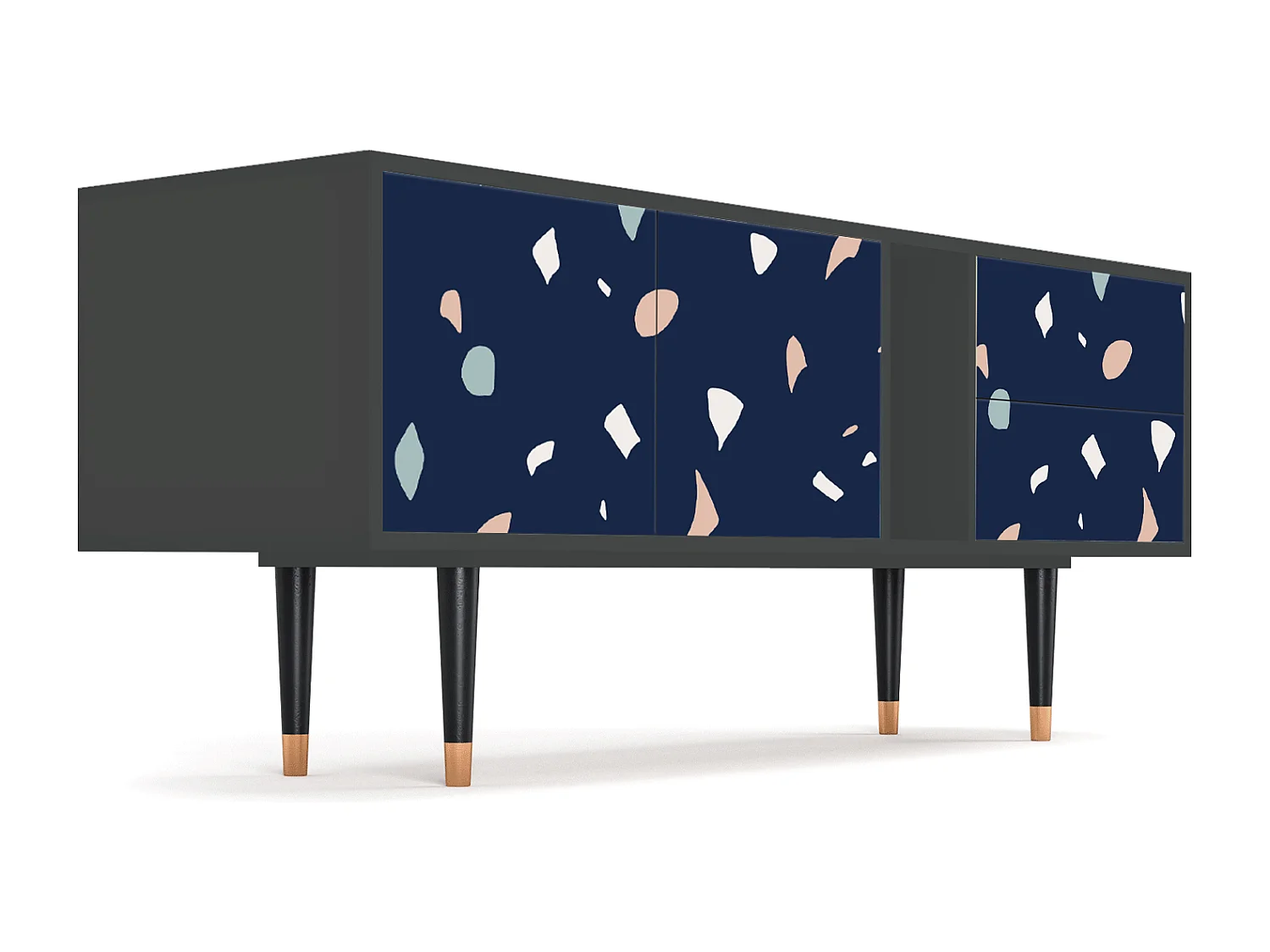 Meuble TV - 170х69х48 cm - T1 - Space Satellites, Anthracite