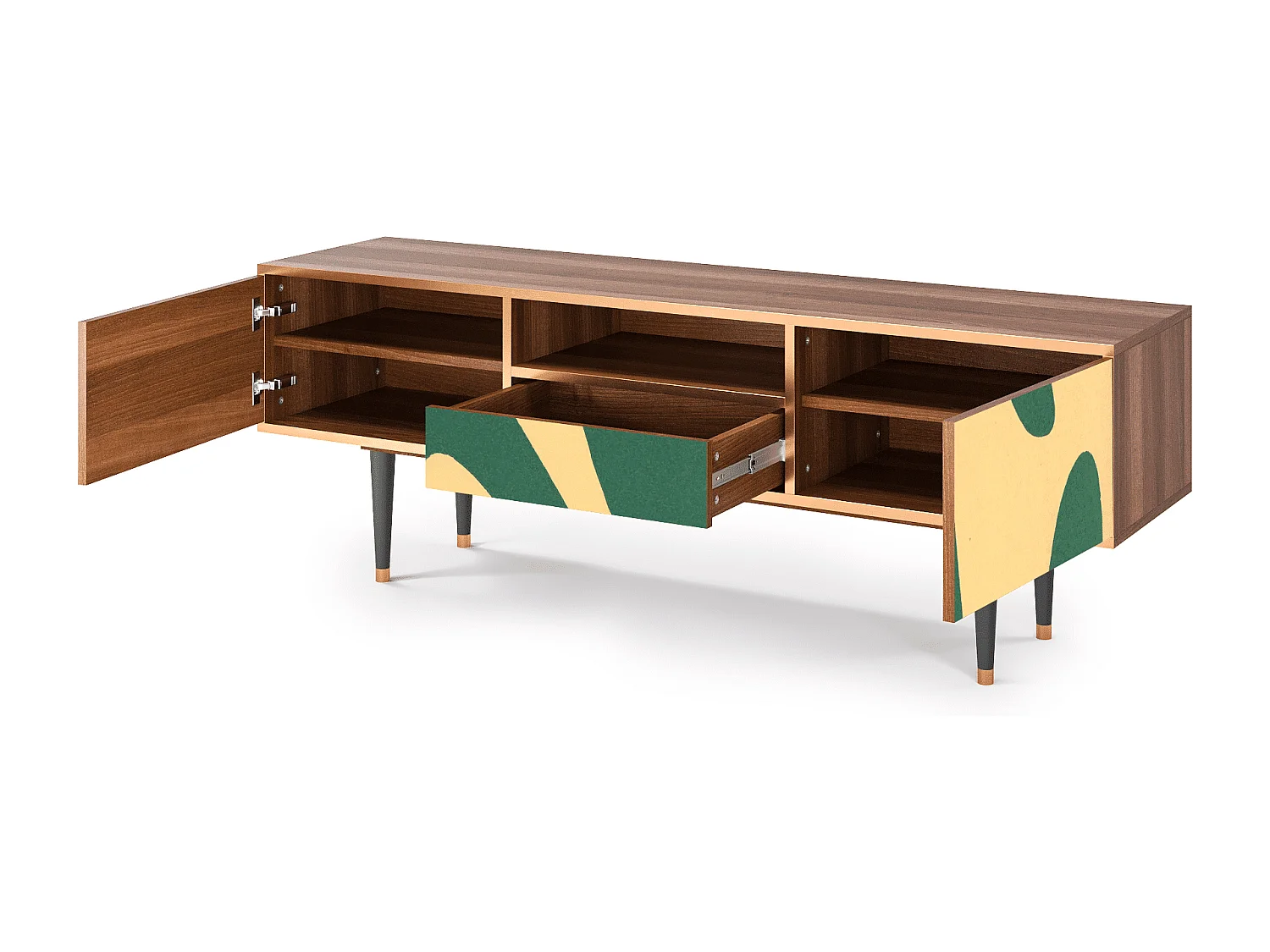 Meuble TV - 170х59х41 cm - T6 - Constellations by Arp, Noyer