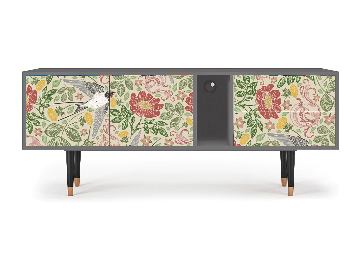 TV-Möbel - 170х69х48 cm - T1 - Spring Swallow, Grau