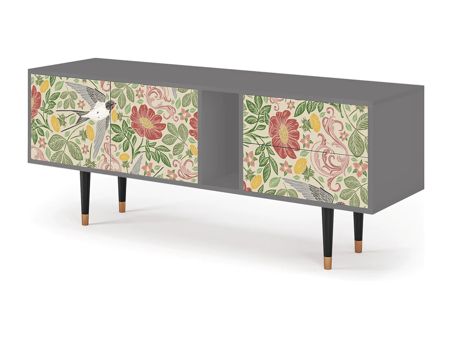 TV-Möbel - 170х69х48 cm - T1 - Spring Swallow, Grau