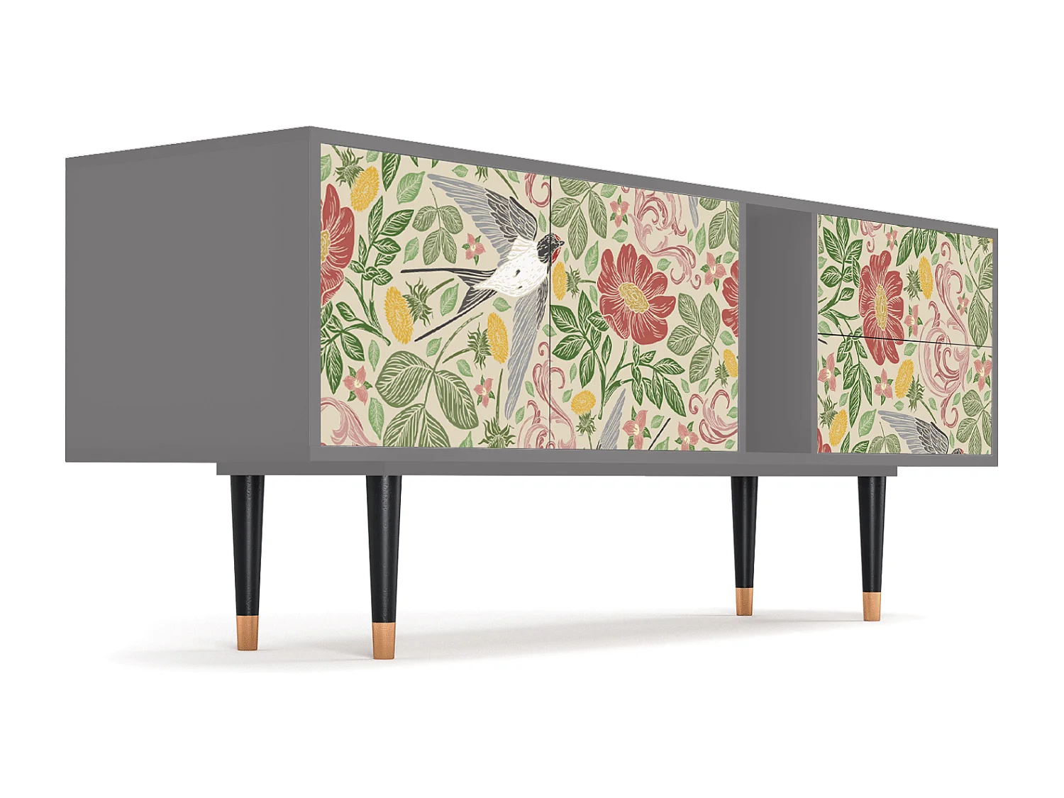 TV-Möbel - 170х69х48 cm - T1 - Spring Swallow, Grau