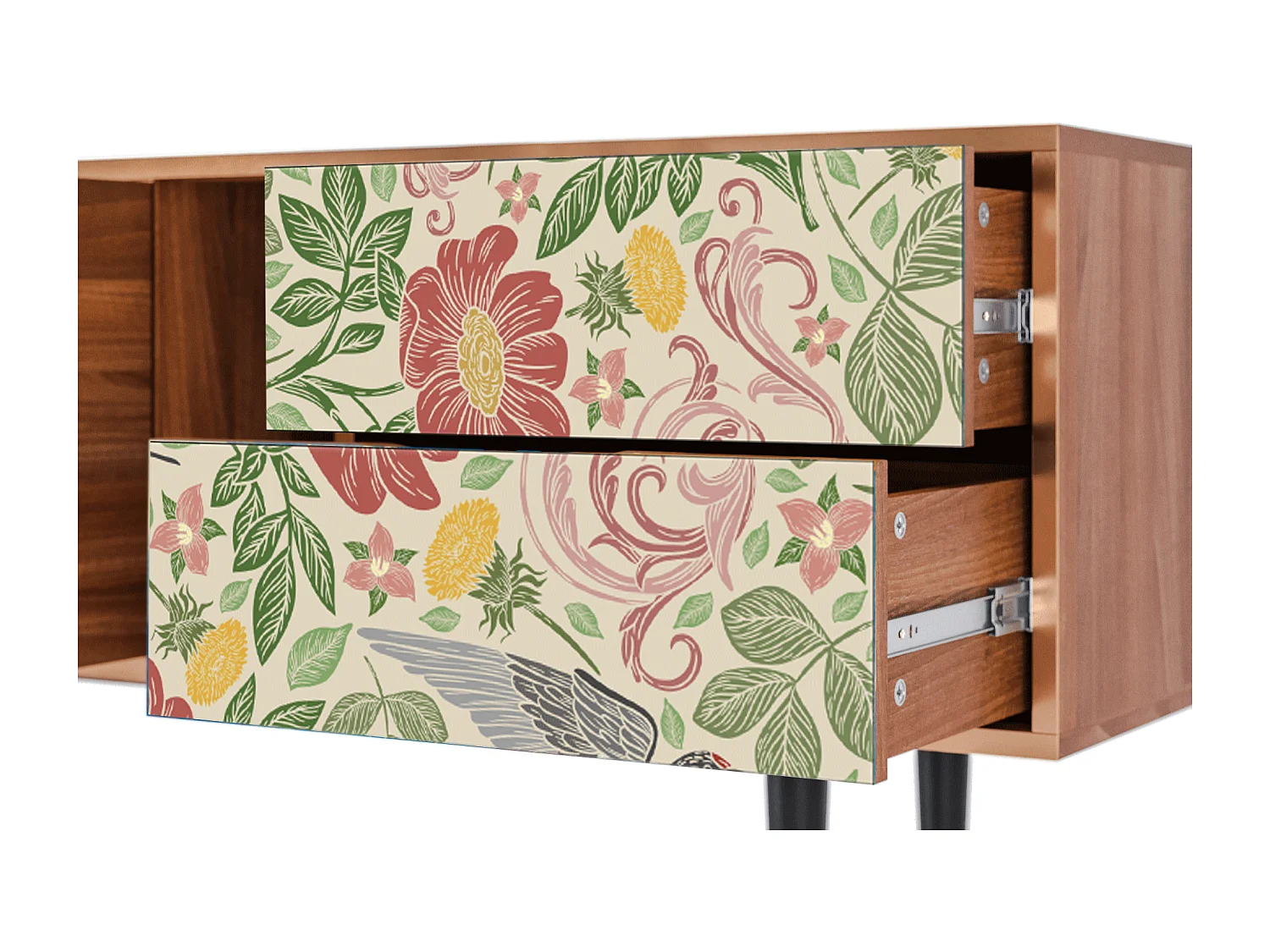 TV-Möbel - 170х69х48 cm - T1 - Spring Swallow, Walnuss