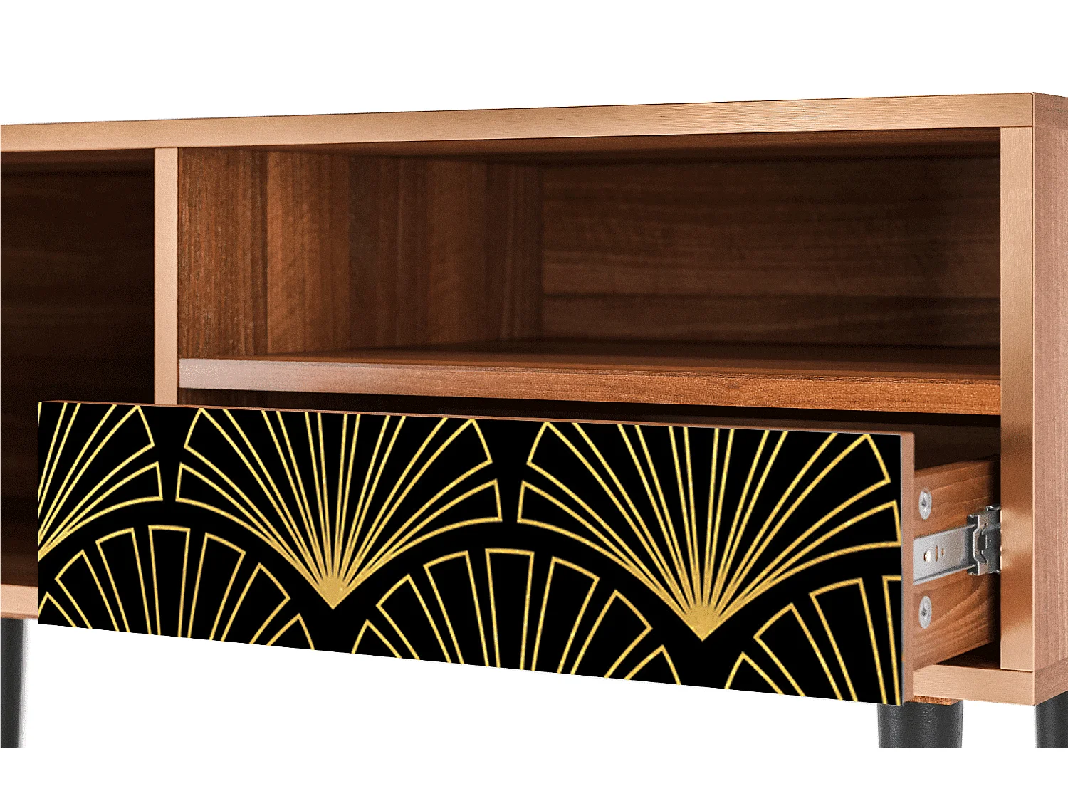 Mueble de TV - 115х59х48 cm - T3 - Bird of Juno, Nogal