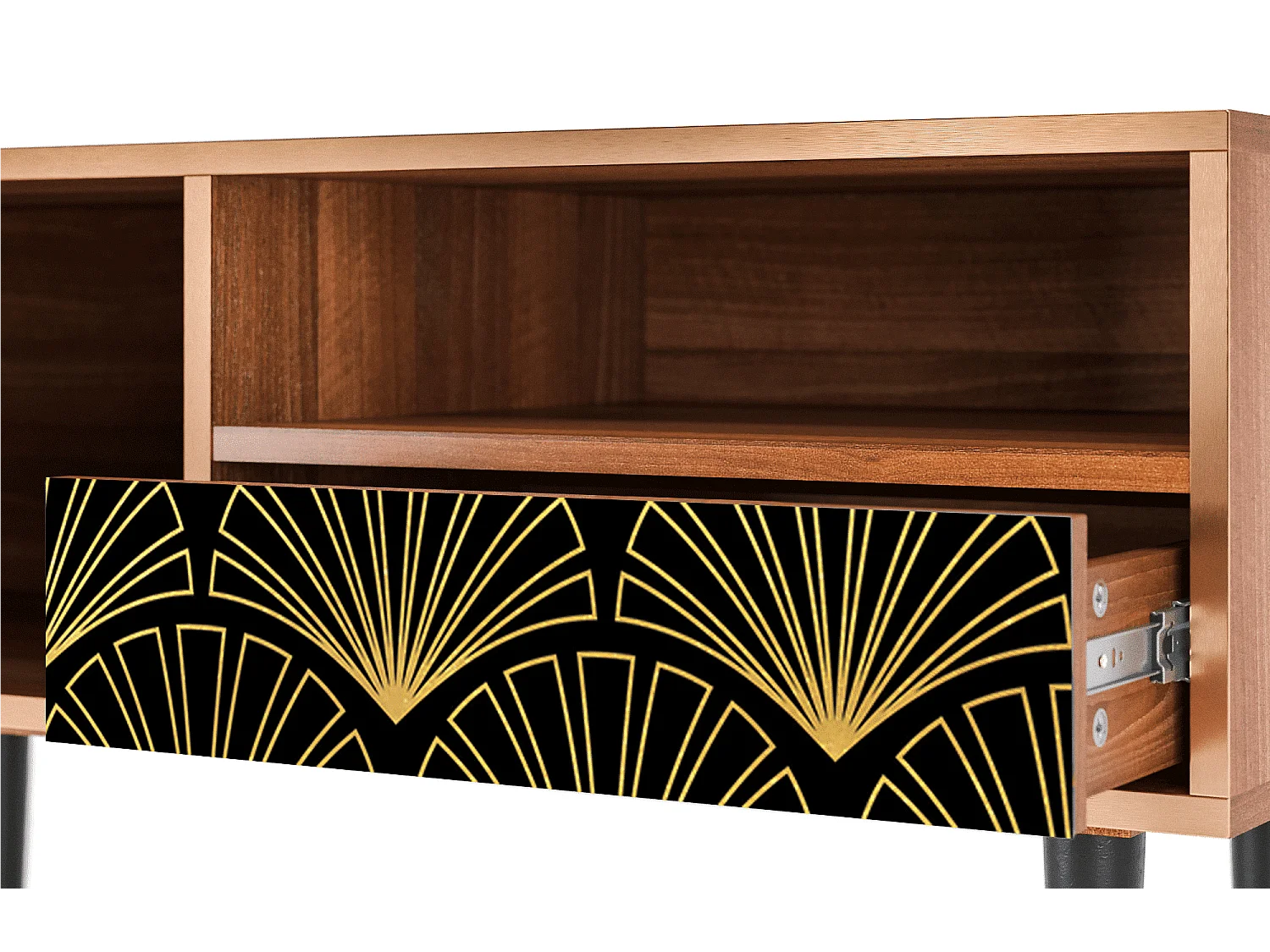 Mueble de TV - 115х59х48 cm - T3 - Bird of Juno, Nogal