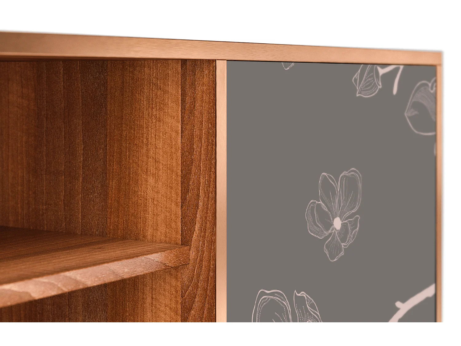 Meuble TV - 170х69х48 cm - T2 - Cherry Blossom, Noyer