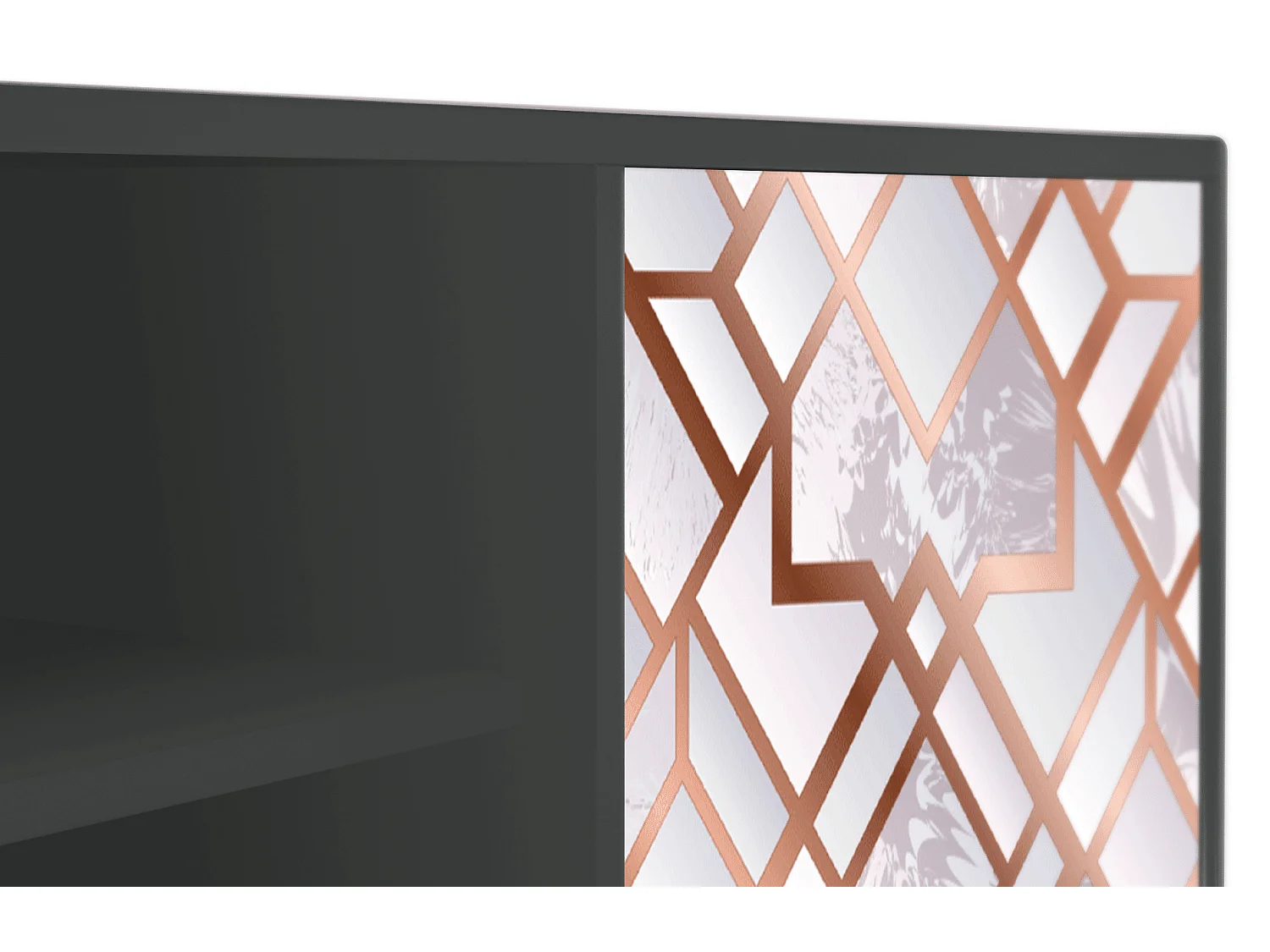 Mueble de TV - 170х69х48 cm - T2 - Pastel Fairytale, Antracite