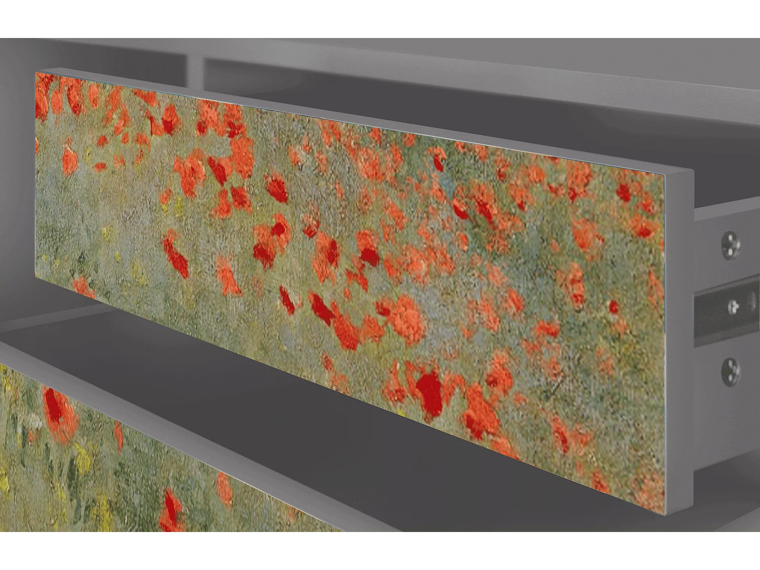 TV-Möbel - 170х59х48 cm - T4 - The Poppy Field   , Grau