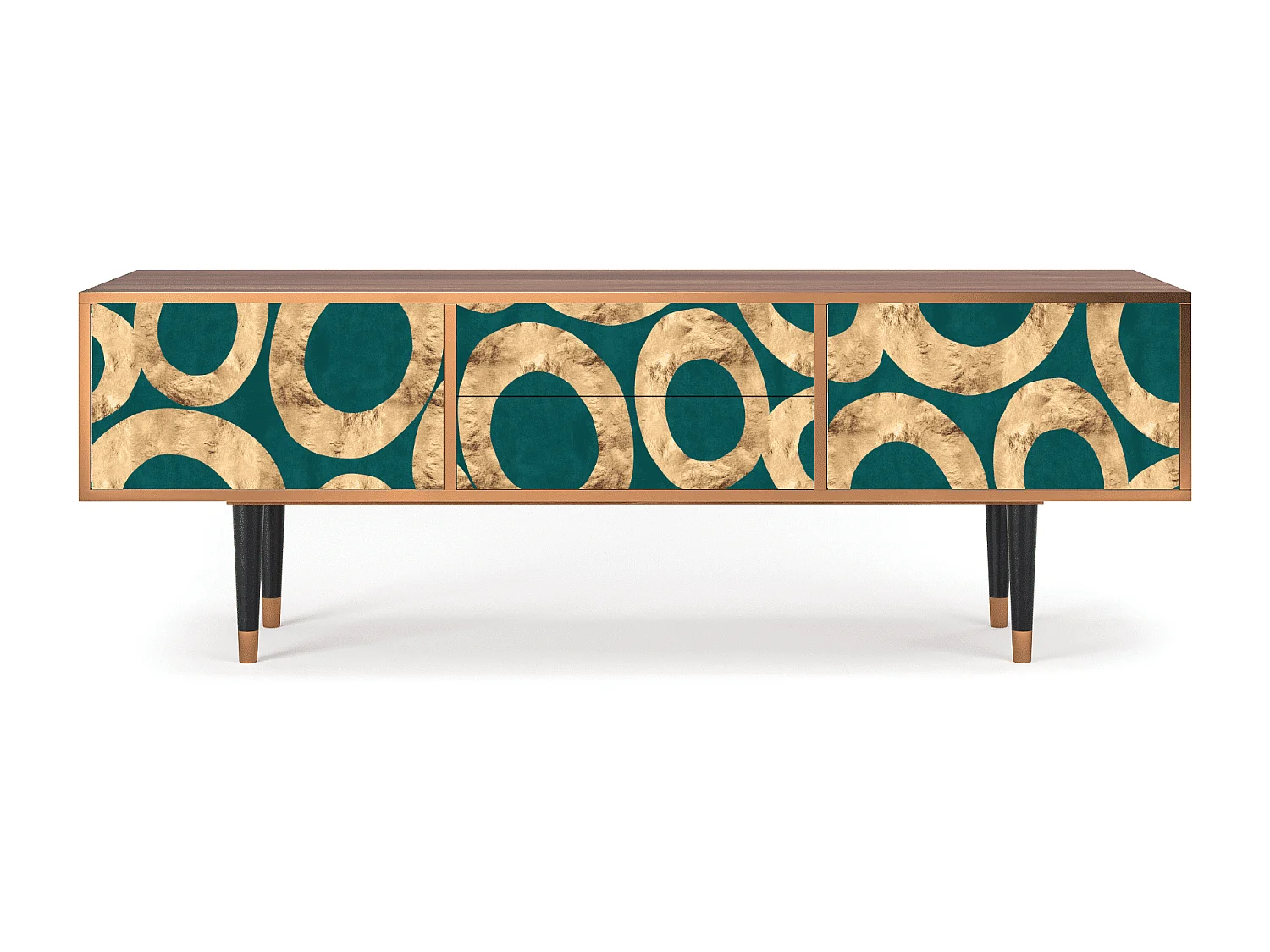 TV-meubel - 170х59х48 cm - T4 - Zircon Sphere, Walnoot