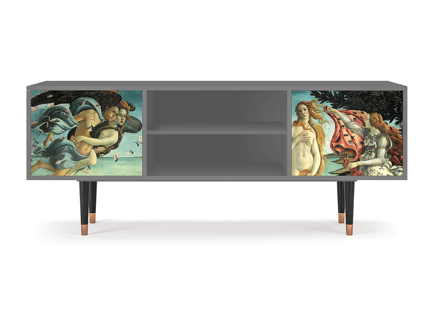 TV-Möbel - 170х69х48 cm - T2 - The Birth of Venus, Grau