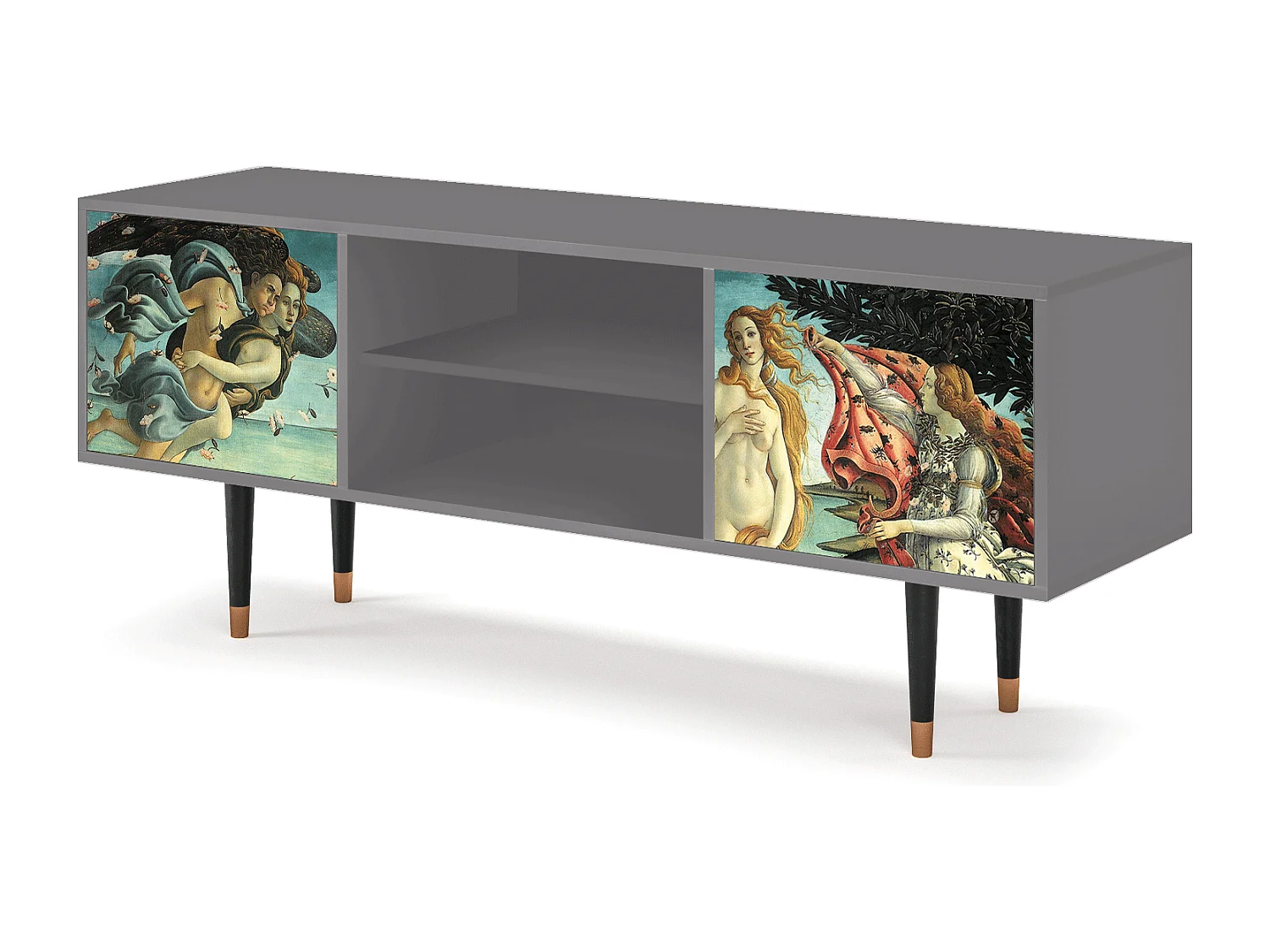 TV-Möbel - 170х69х48 cm - T2 - The Birth of Venus, Grau