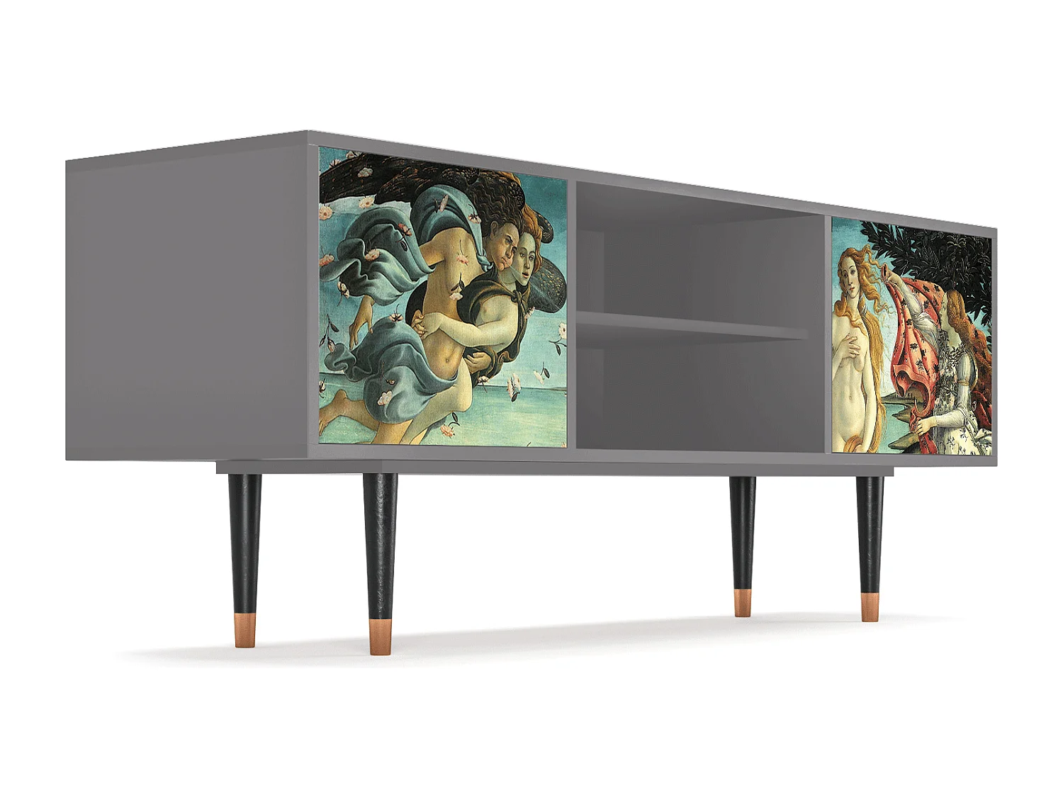 TV-Möbel - 170х69х48 cm - T2 - The Birth of Venus, Grau