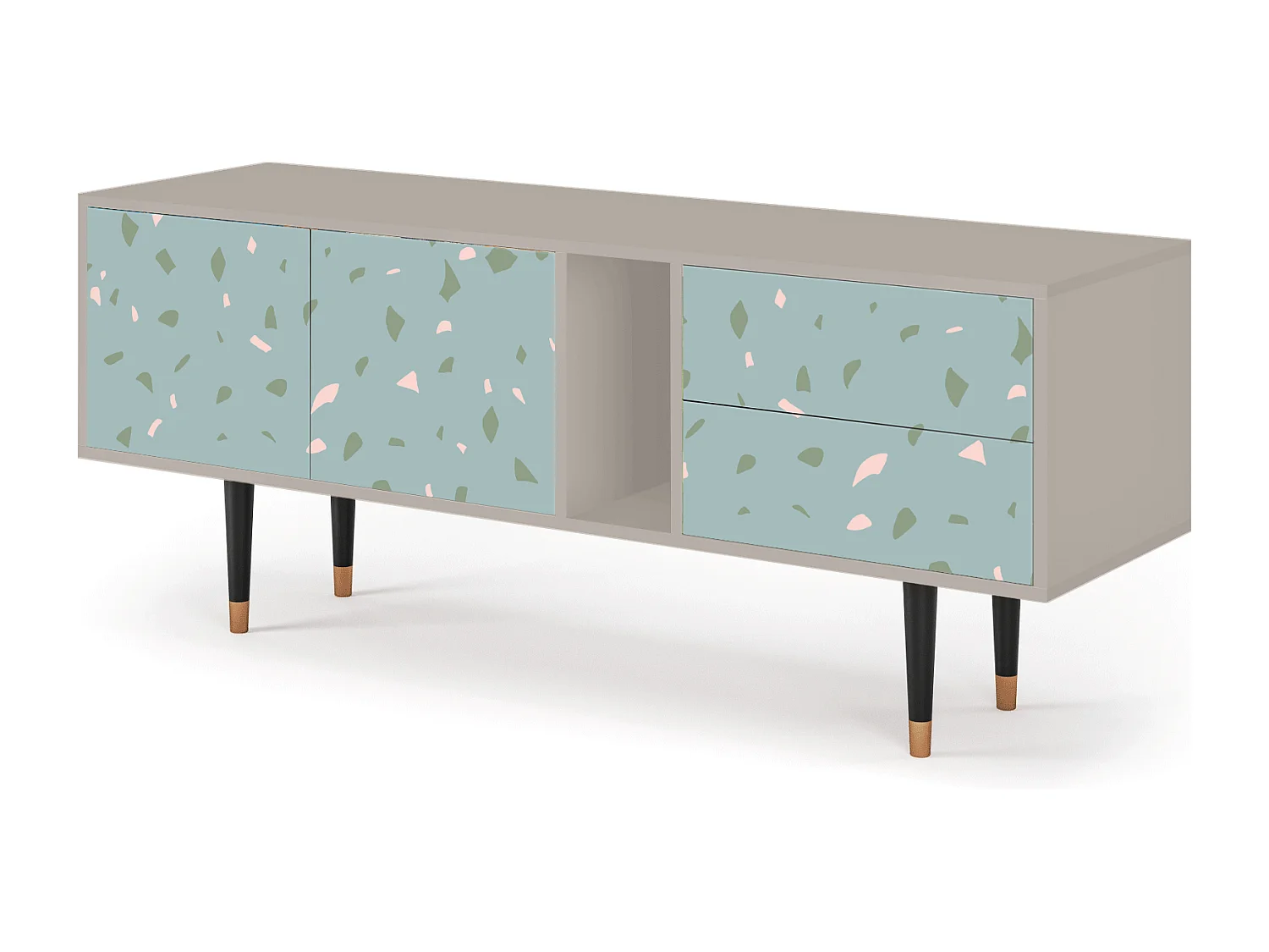 TV-Möbel - 170х69х48 cm - T1 - Blue Drops, Sand