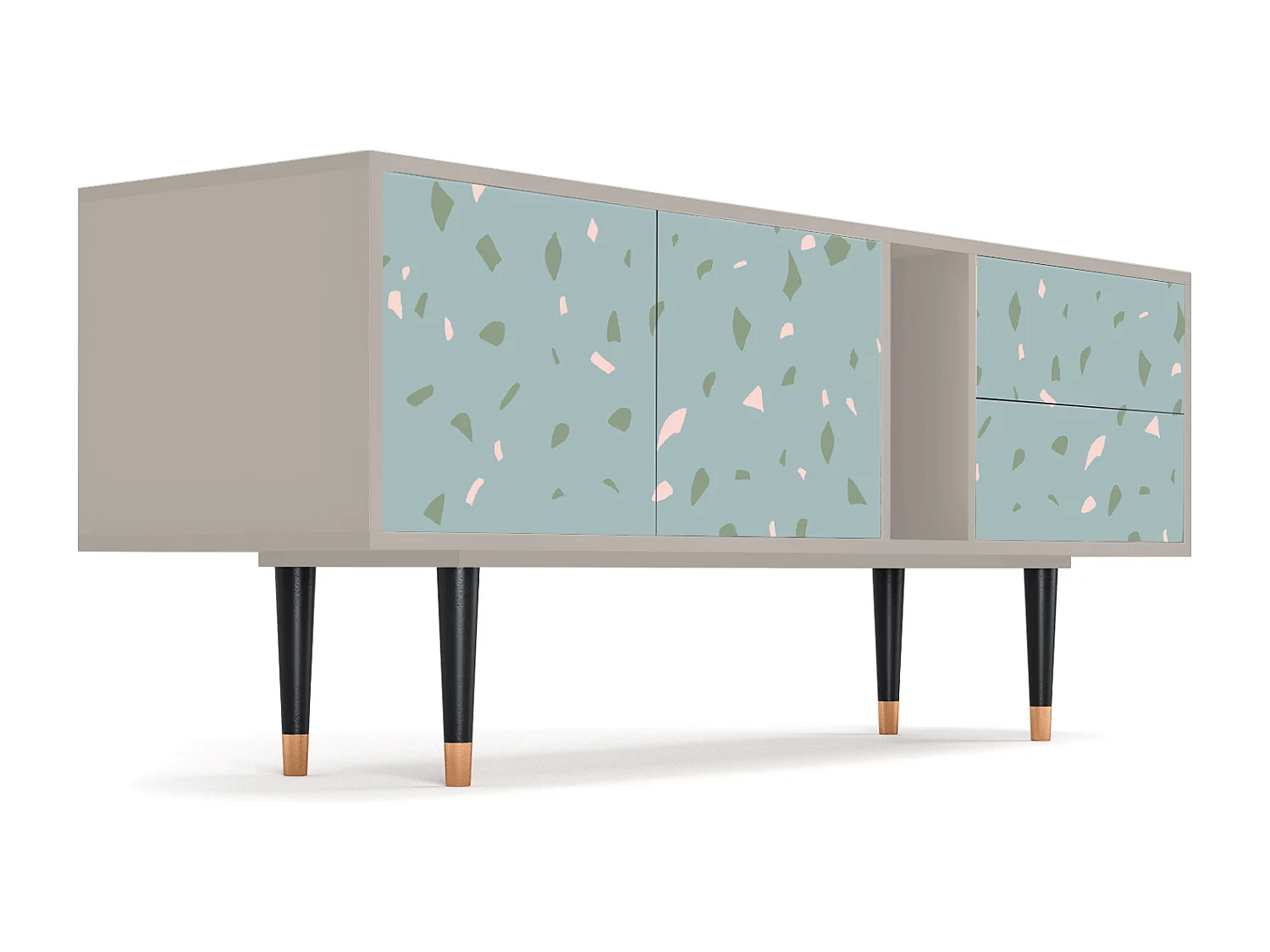 TV-Möbel - 170х69х48 cm - T1 - Blue Drops, Sand