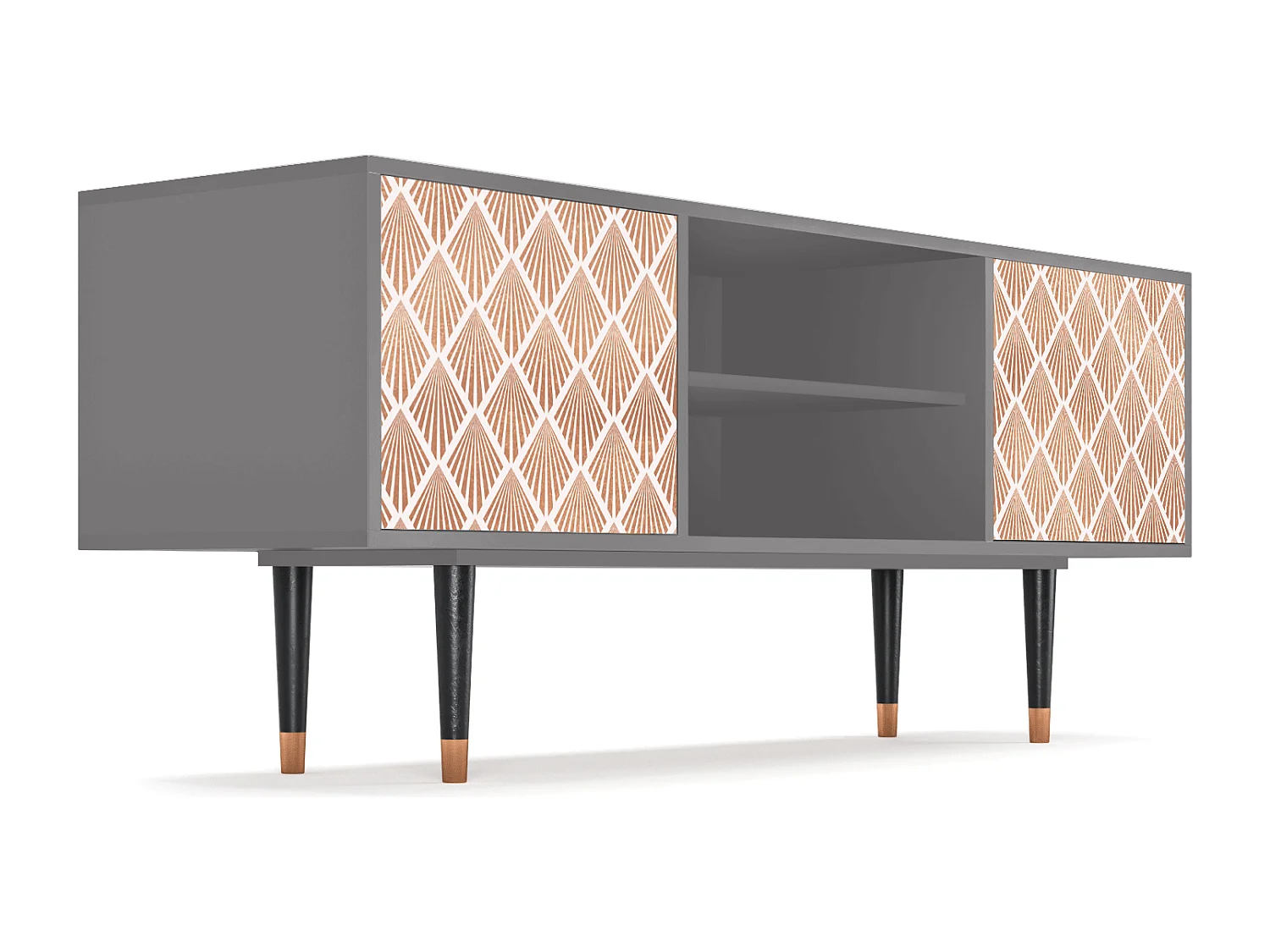 Meuble TV - 170х69х48 cm - T2 - Pastel Sunrise, Gris