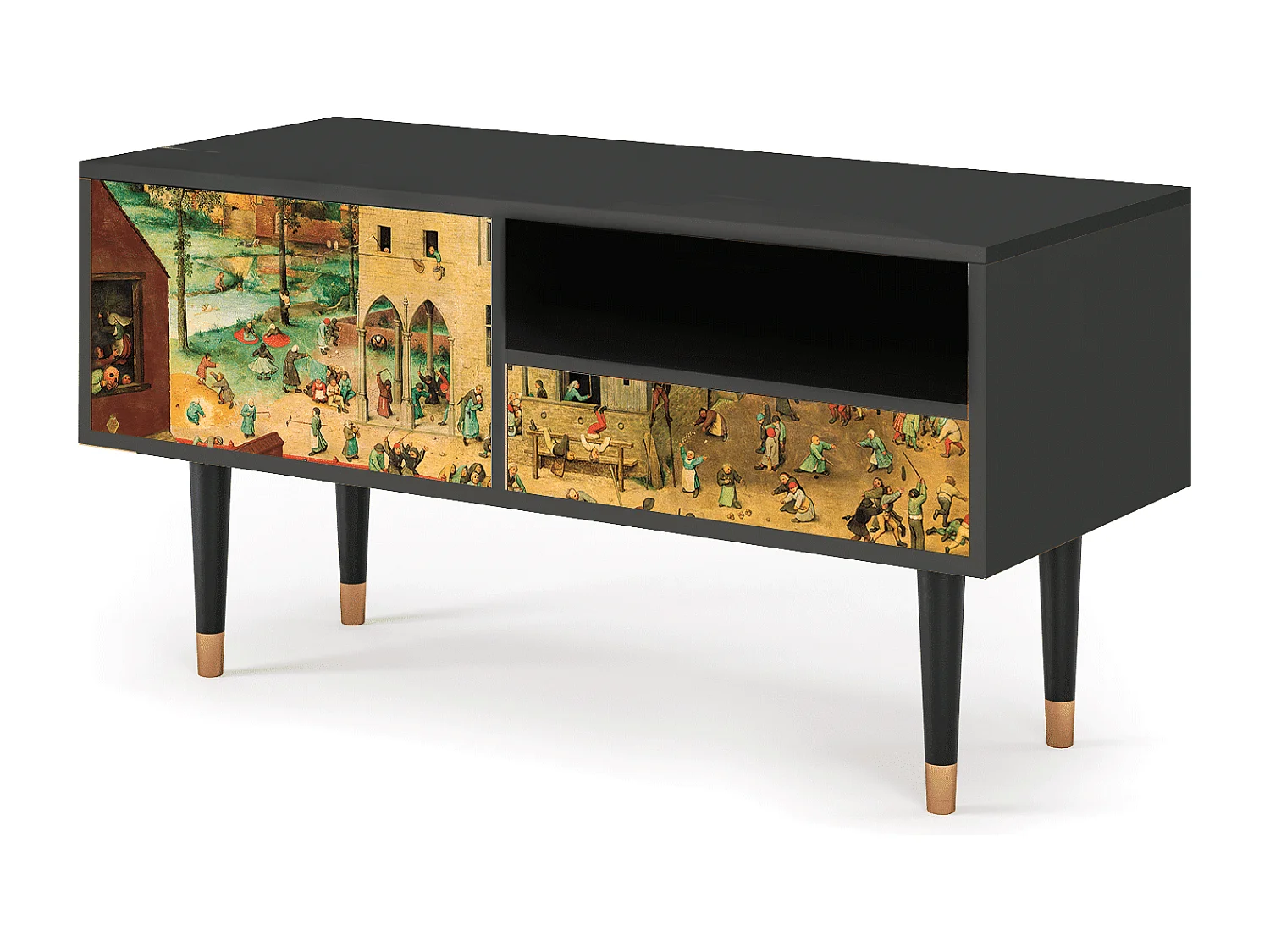 Mobile TV - 115х59х48 cm - T3 - Children Games, Antracite