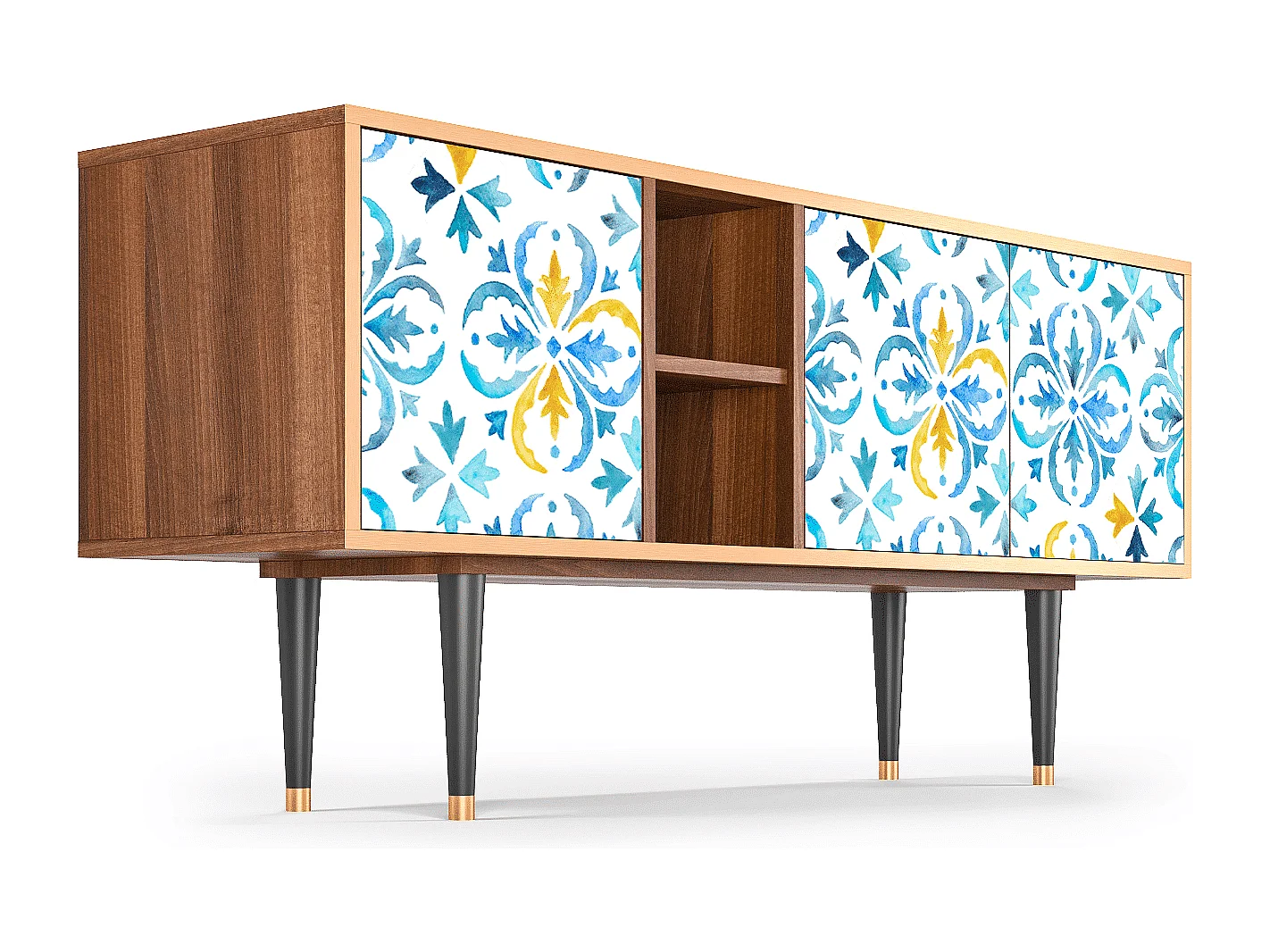 Mobile TV - 150х69х41 cm - T5 - Lisbon Flover, Noce