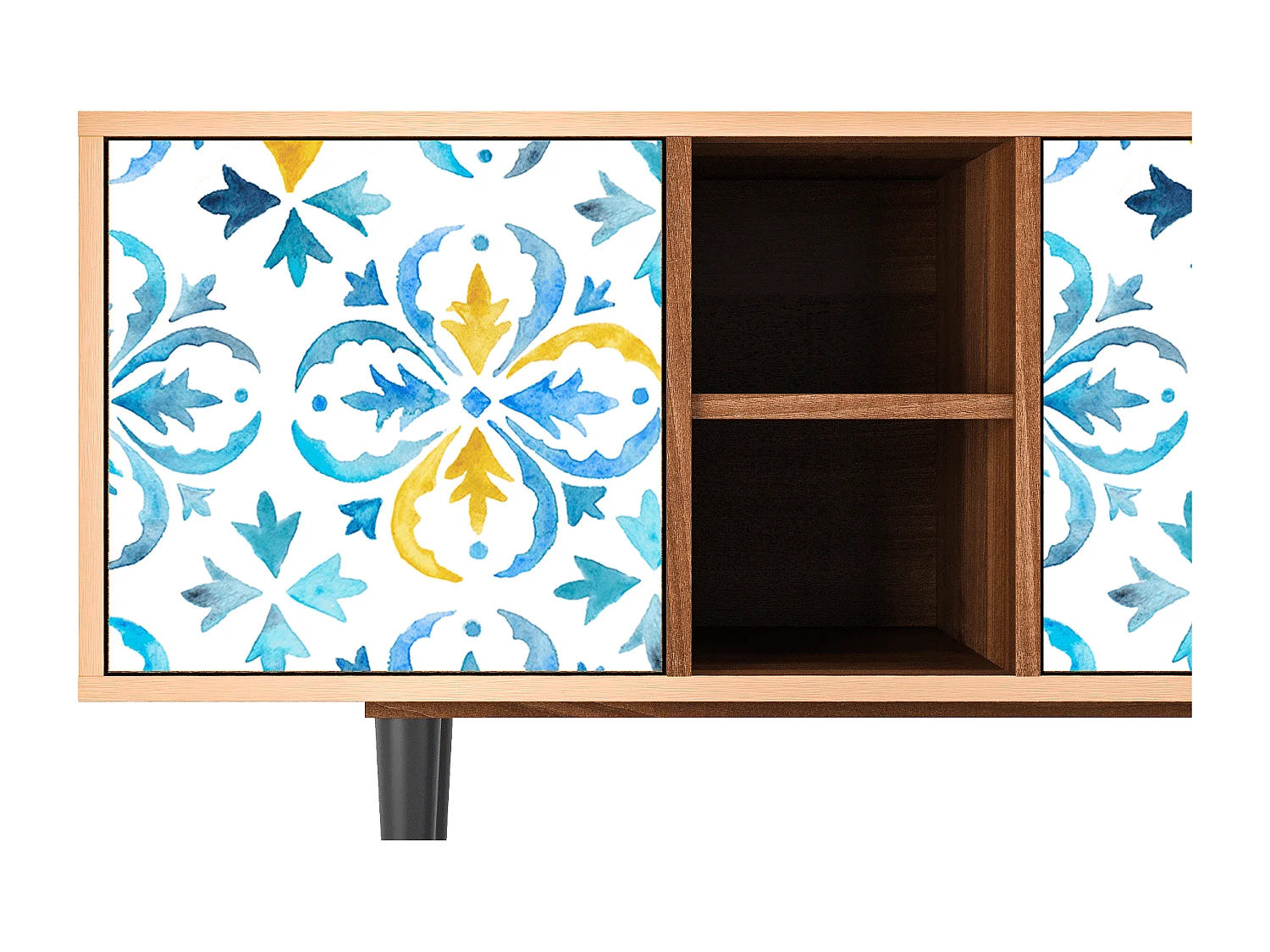 Mobile TV - 150х69х41 cm - T5 - Lisbon Flover, Noce