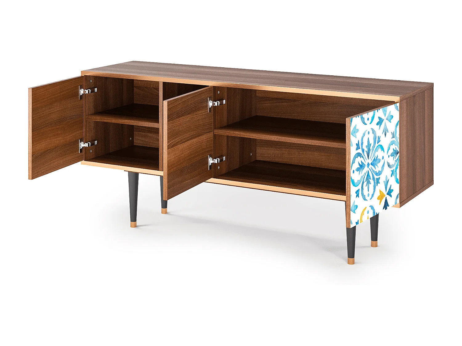 Szafka RTV - 150х69х41 cm - T5 - Lisbon Flover, Orzech