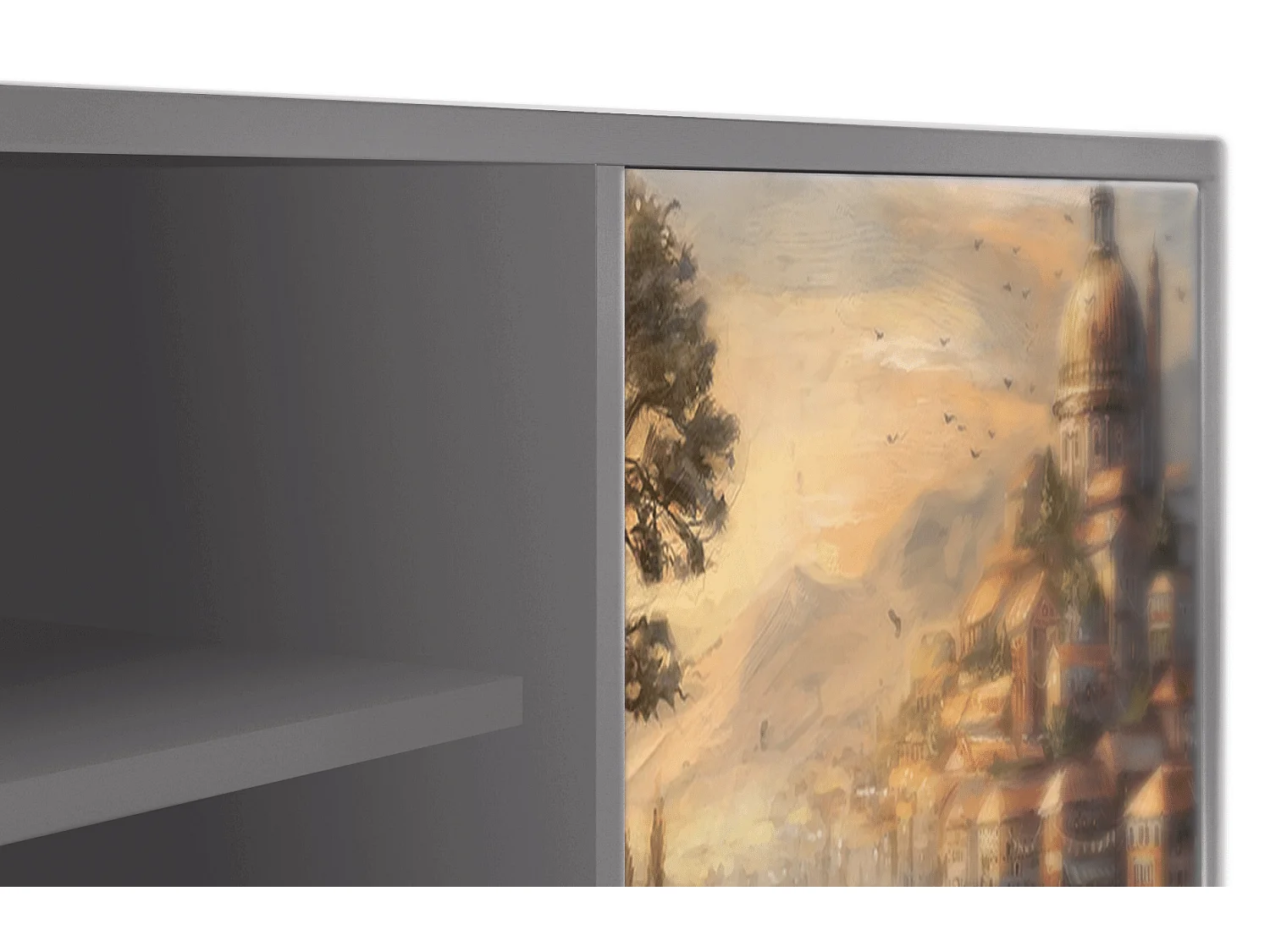 Mueble de TV - 170х69х48 cm - T2 - Venice, Cinza