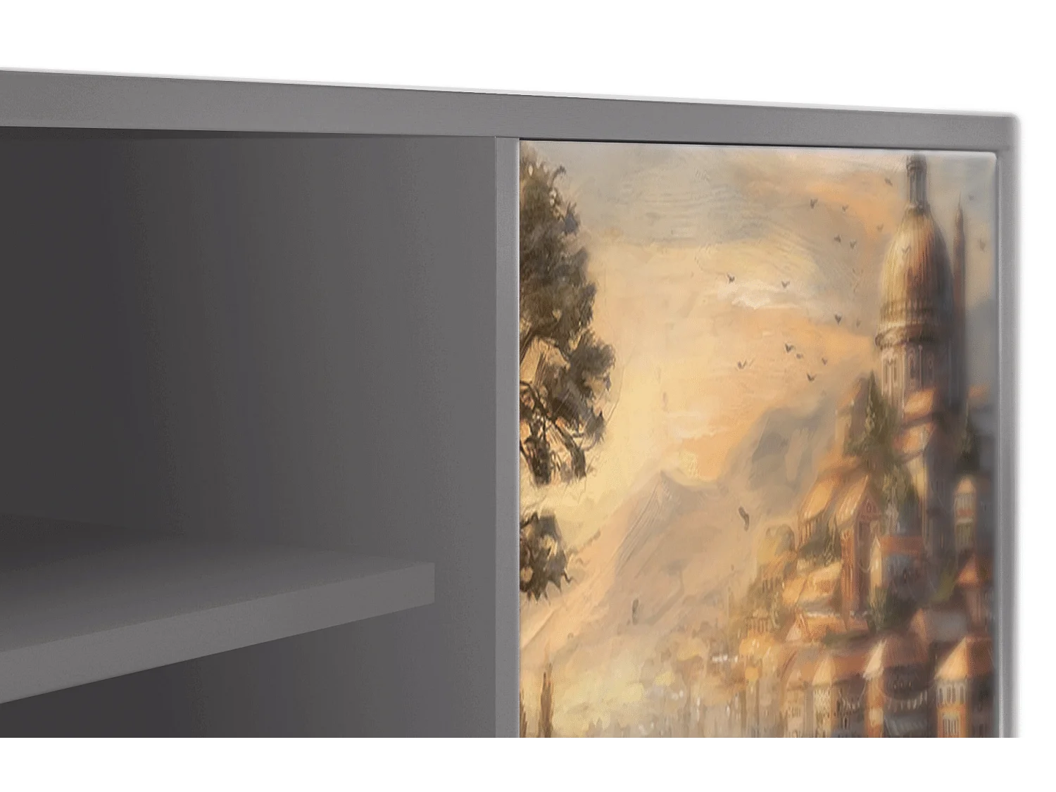 Mobile TV - 170х69х48 cm - T2 - Venice, Grigio