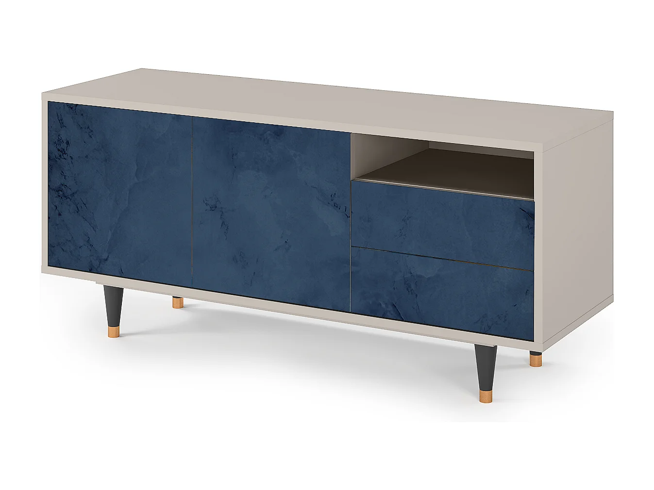 TV-Möbel - 125х56х41 cm - T7 - Endless Galaxi, Sand