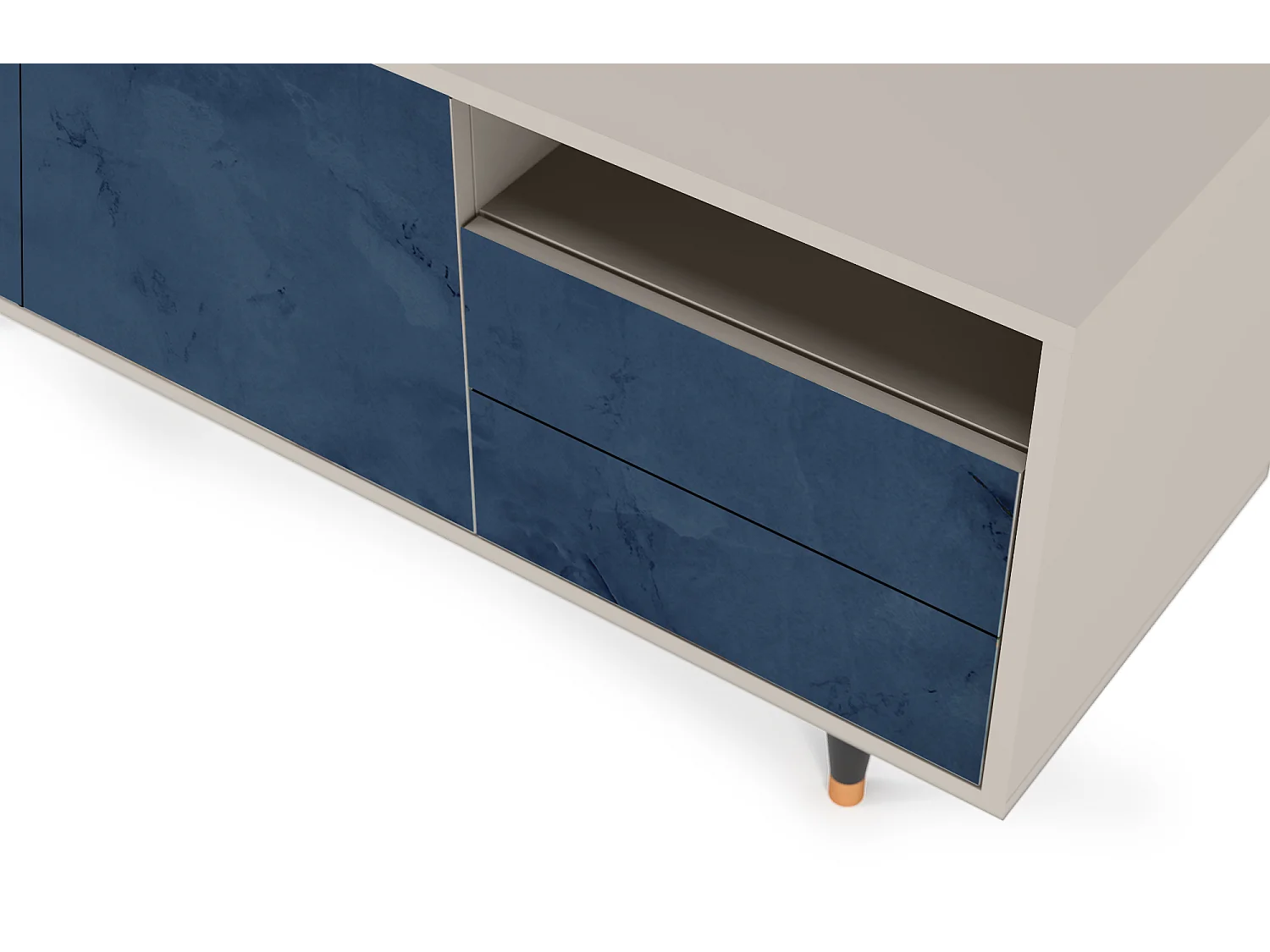 TV-Möbel - 125х56х41 cm - T7 - Endless Galaxi, Sand