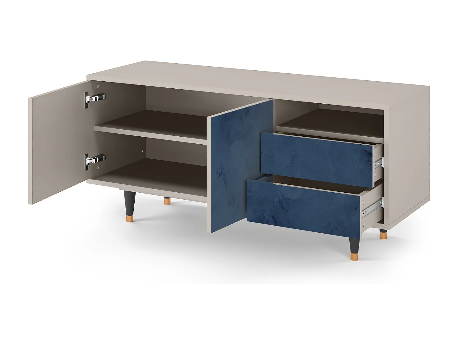 TV-Möbel - 125х56х41 cm - T7 - Endless Galaxi, Sand