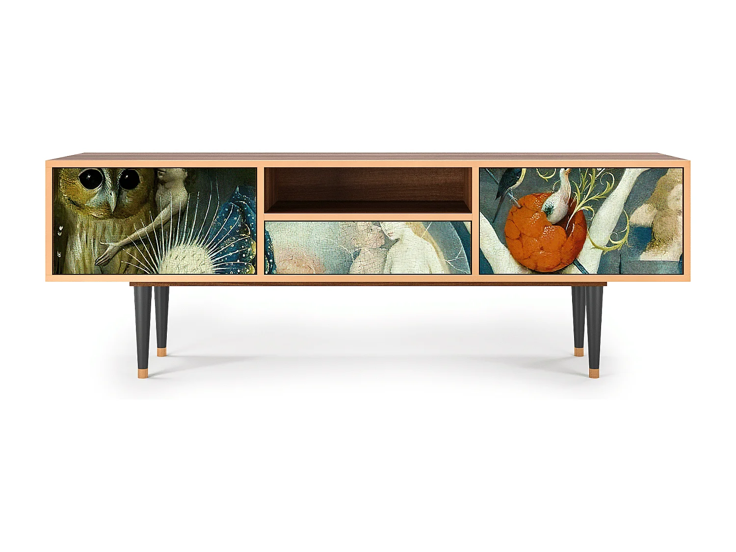 Szafka RTV - 170х59х41 cm - T6 - The Garden Of by Bosch, Orzech