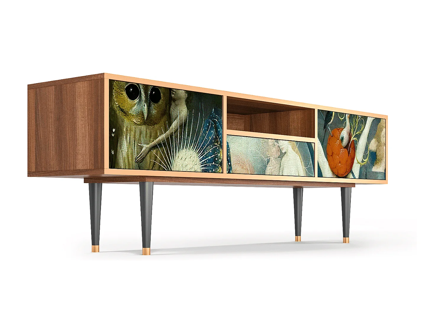 Mobile TV - 170х59х41 cm - T6 - The Garden Of by Bosch, Noce