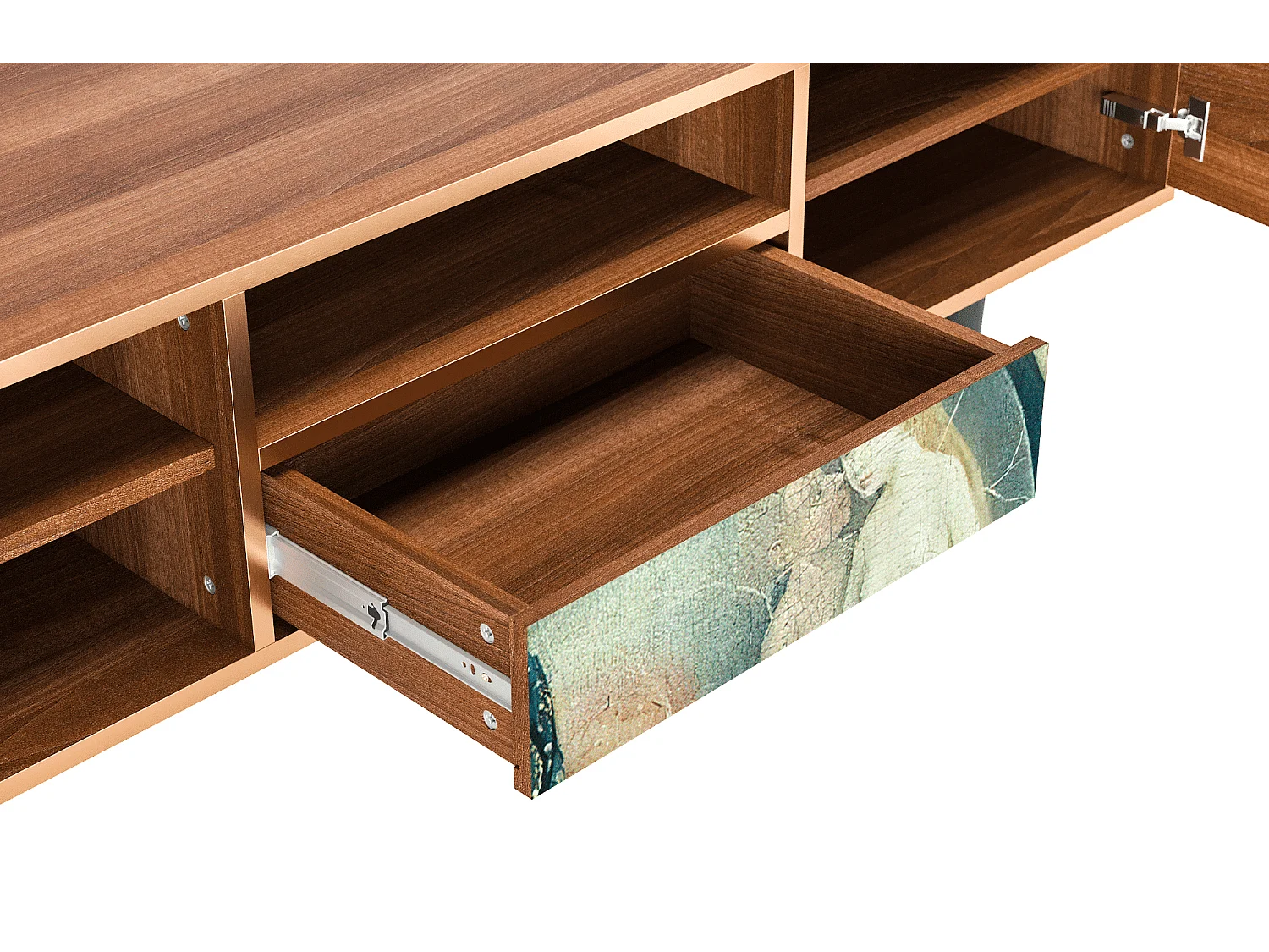 Mobile TV - 170х59х41 cm - T6 - The Garden Of by Bosch, Noce