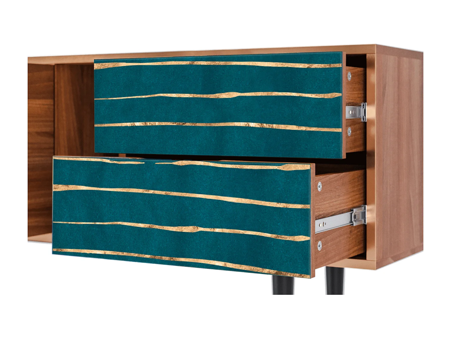 TV-meubel - 170х69х48 cm - T1 - Ocean Drive, Walnoot