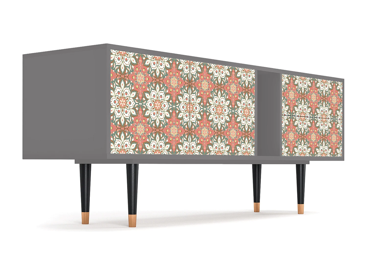 Mobile TV - 170х69х48 cm - T1 - Peach Grove, Grigio